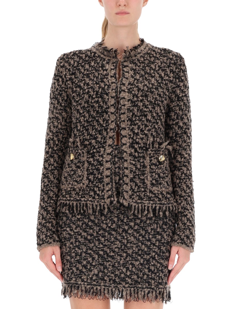 GIACCA IN TWEED E PAILLETTES