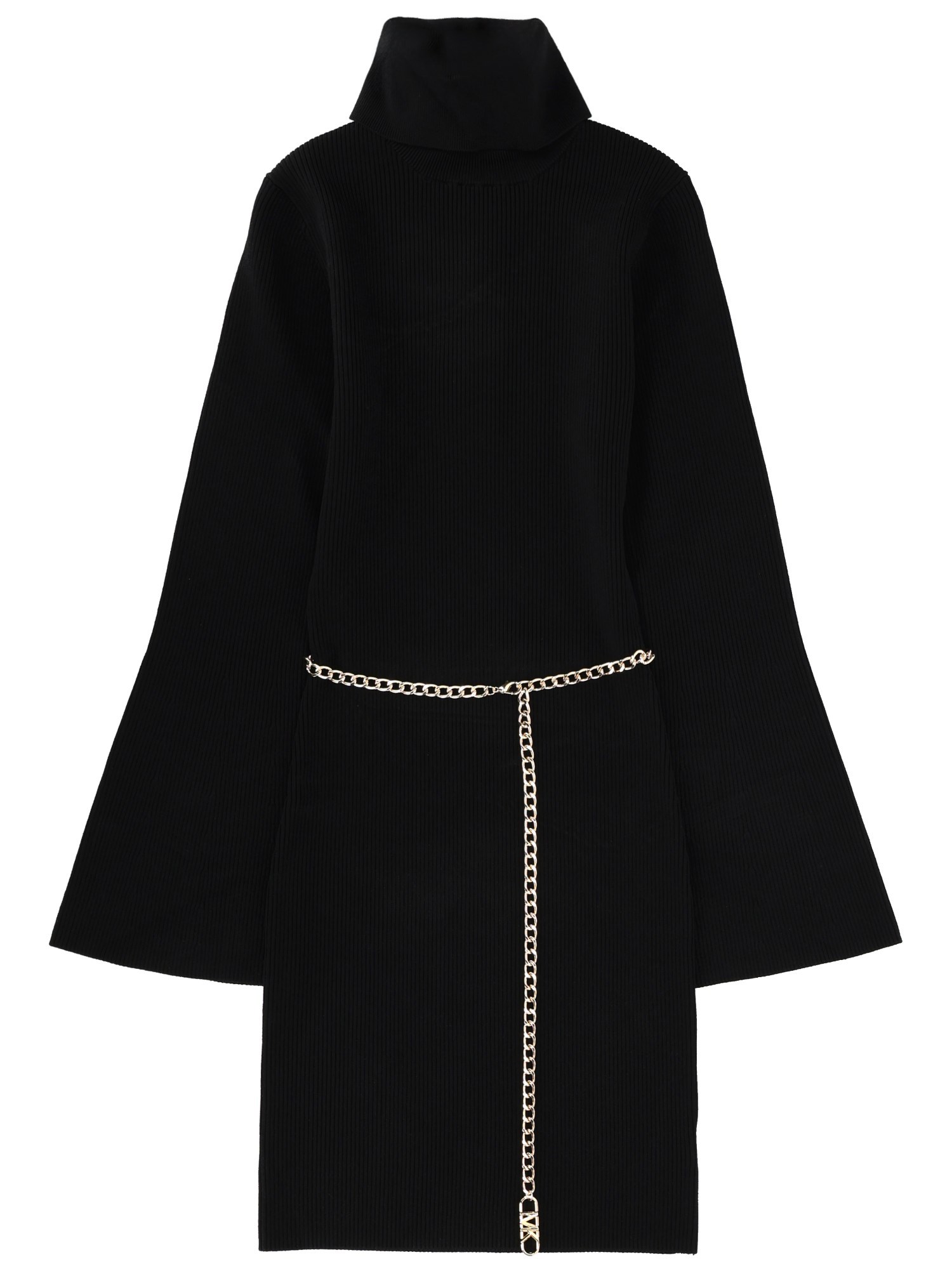 Michael Michael Kors Knitted Mini Dress In Multi