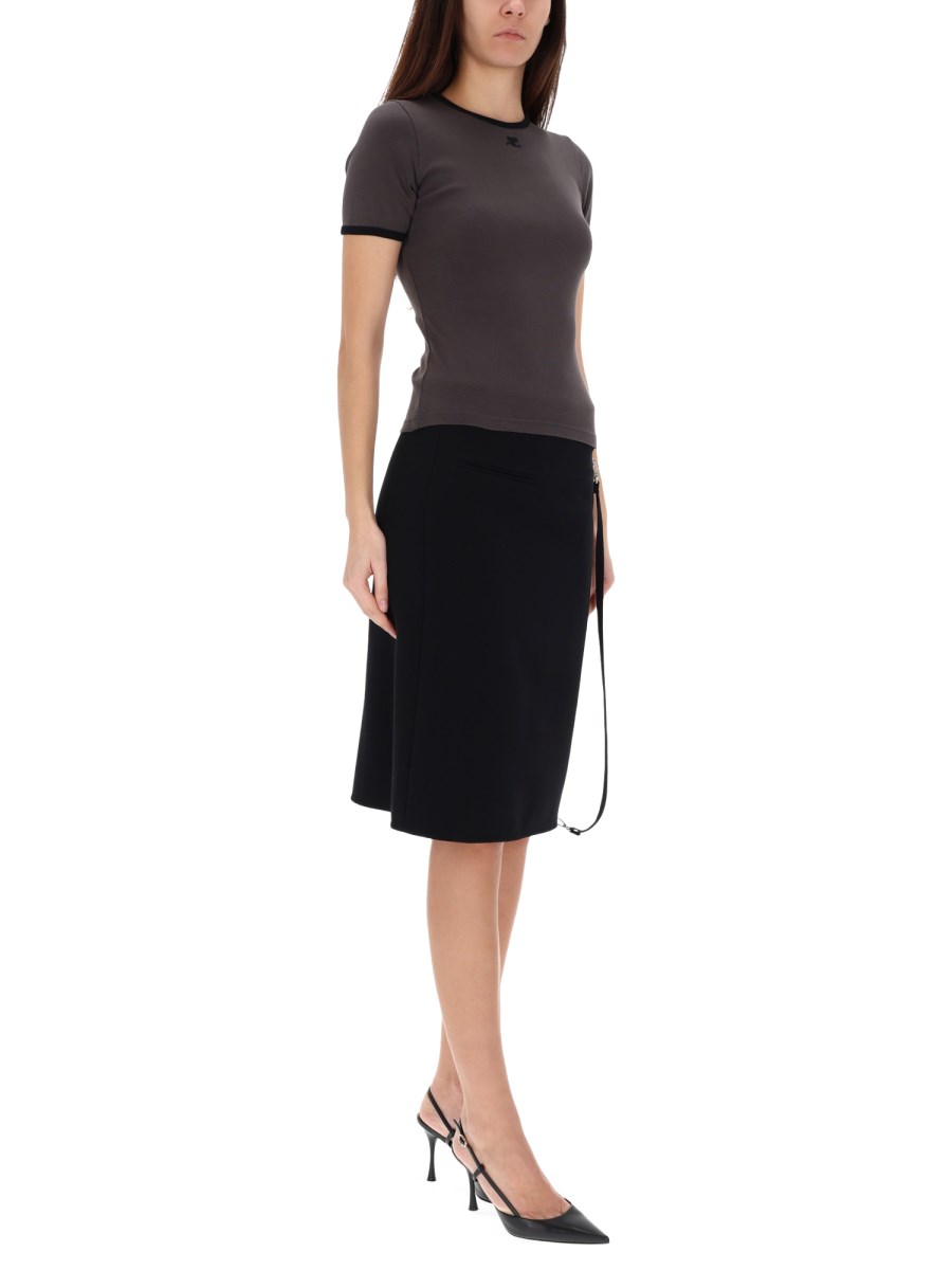 T-SHIRT SIGNATURE CONTRAST