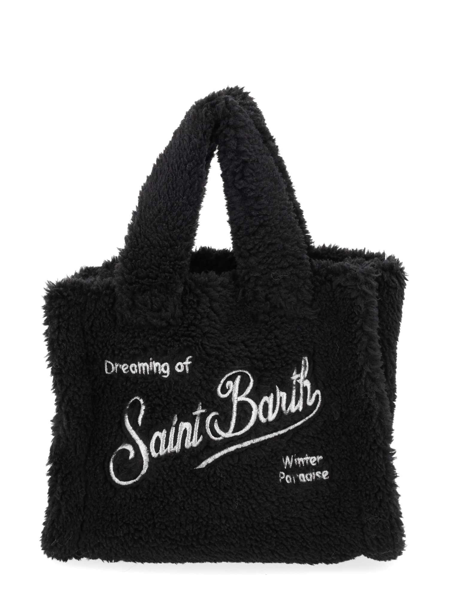 Mc2 Saint Barth "vanity Mini" Tote Bag In Black