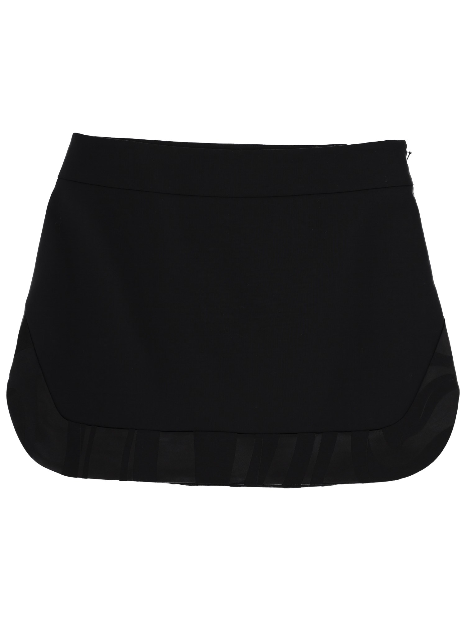 Pucci Sheer Hem Mini Skirt Design In Black