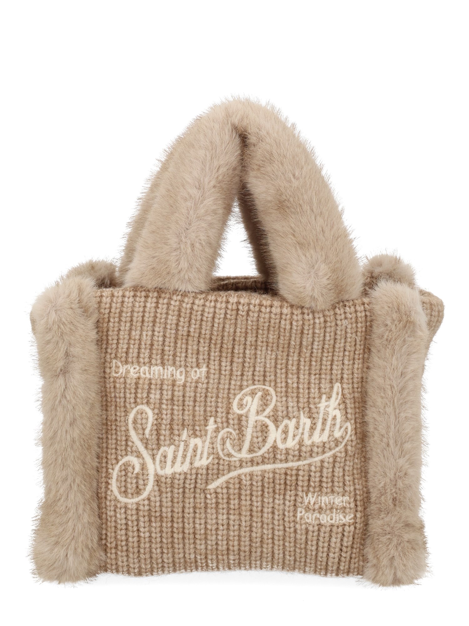 Mc2 Saint Barth "vanity Mini" Tote Bag In Sand
