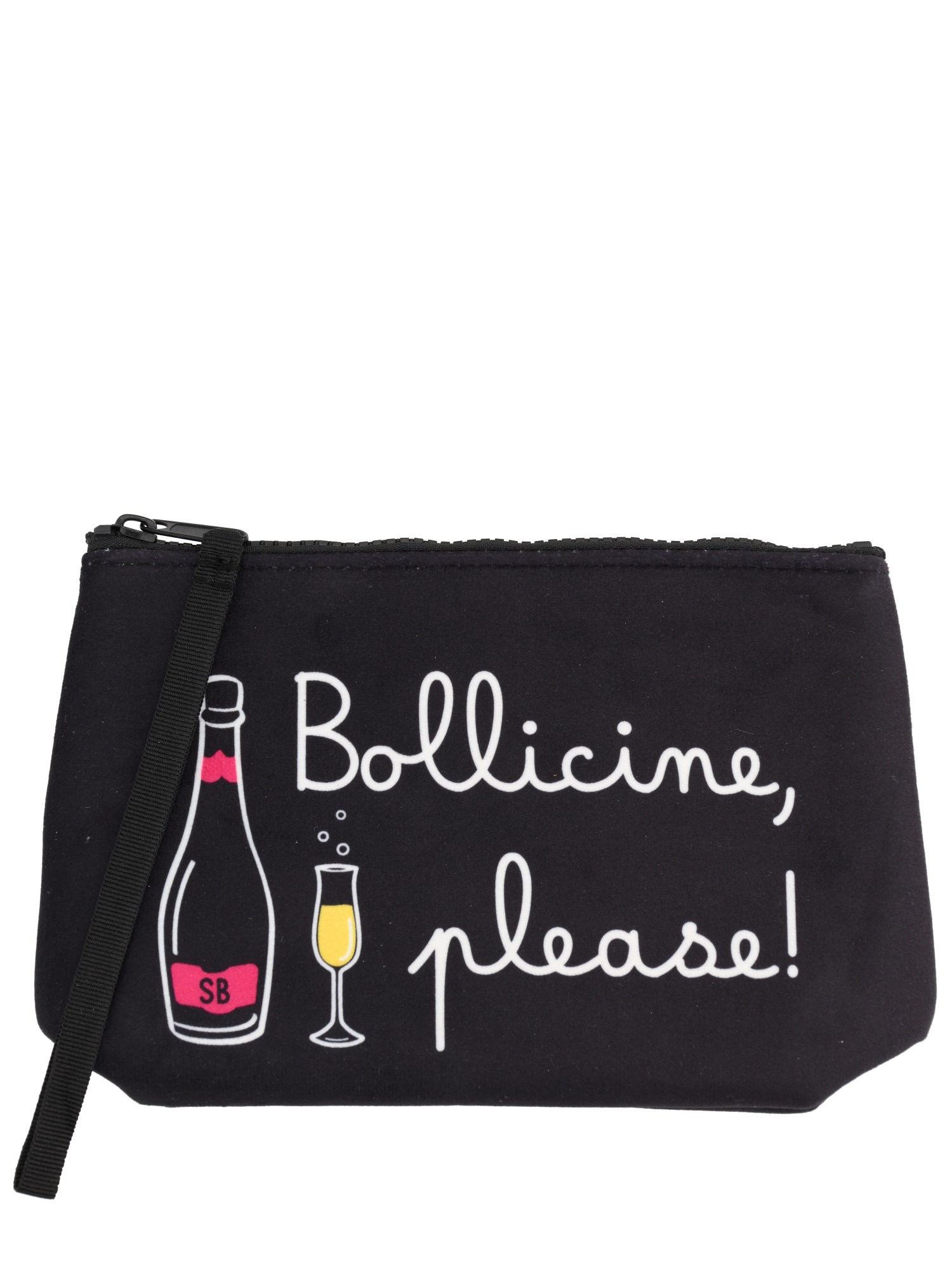 Mc2 Saint Barth Clutch Bag "aline" In Black