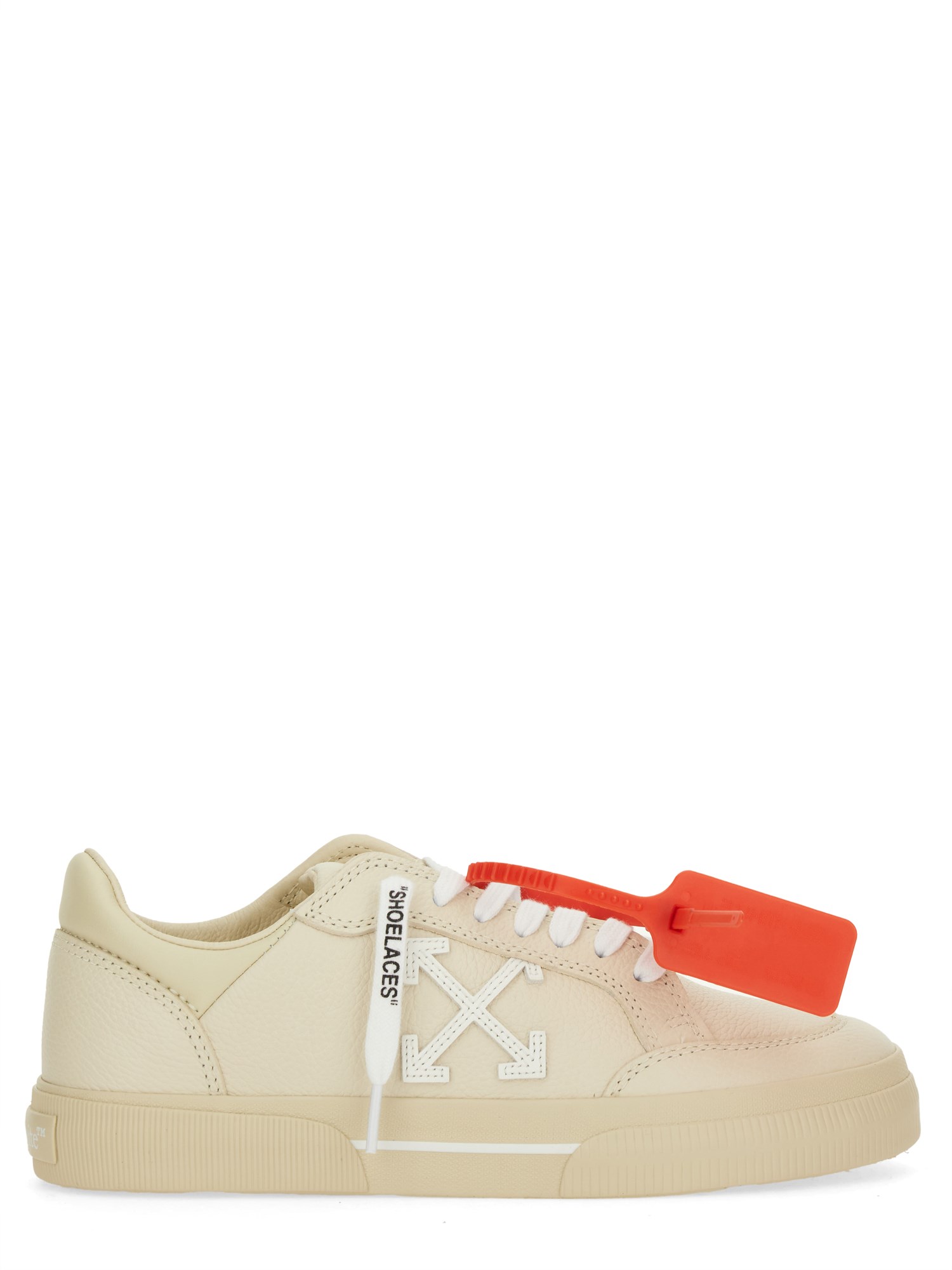 Off-white Arrows Leather Sneakers In Neutral