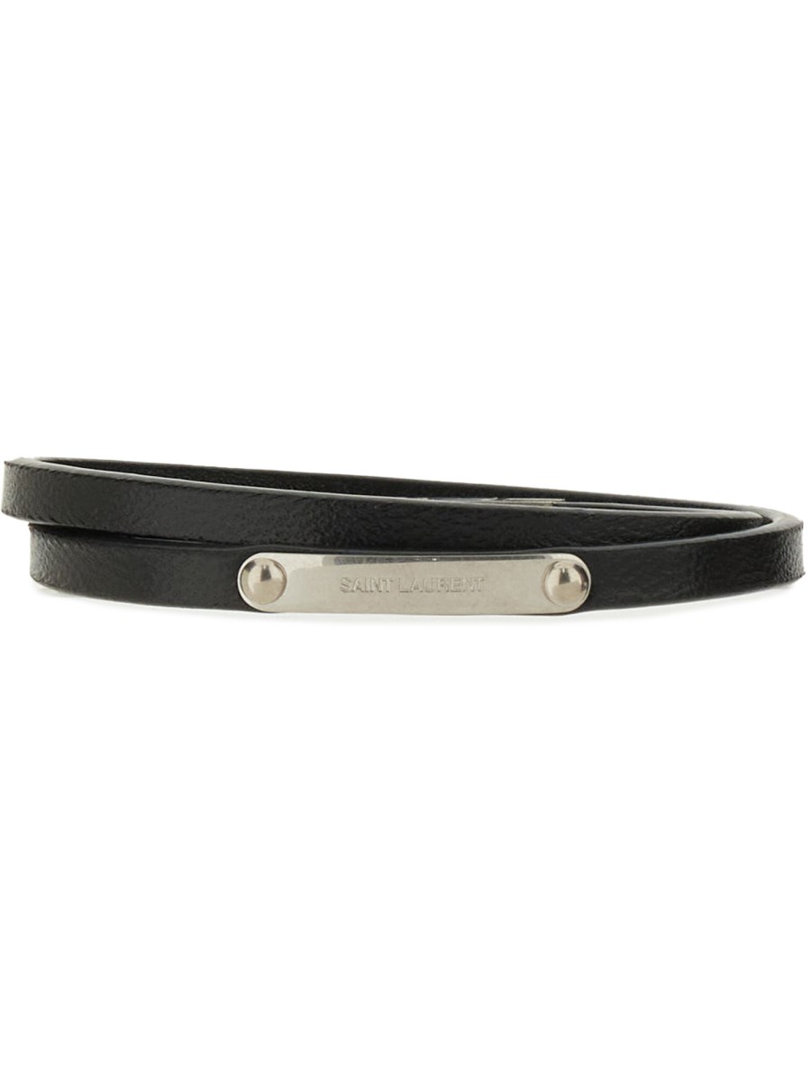 BRACCIALE CON PLACCA LOGO