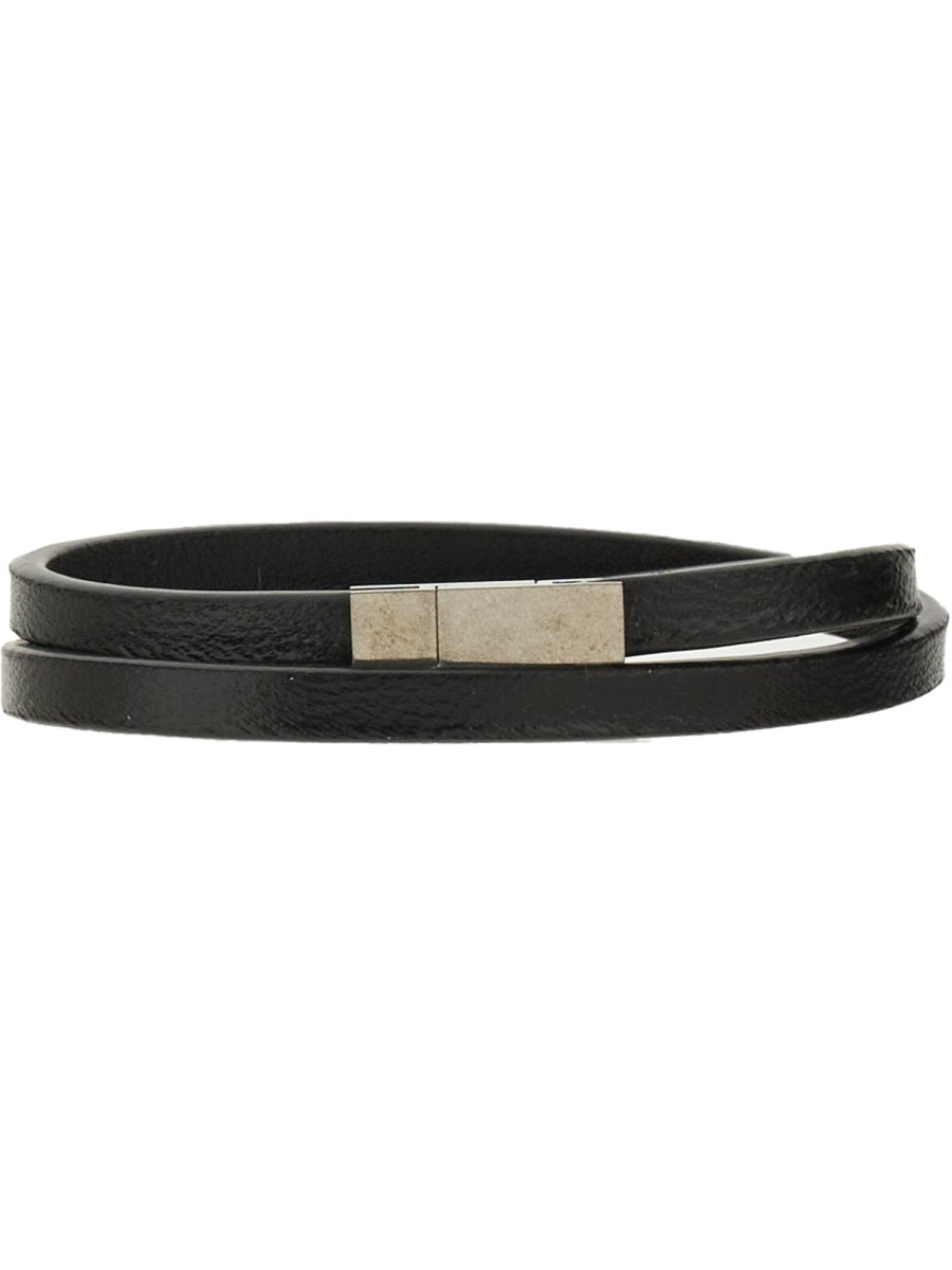 BRACCIALE CON PLACCA LOGO