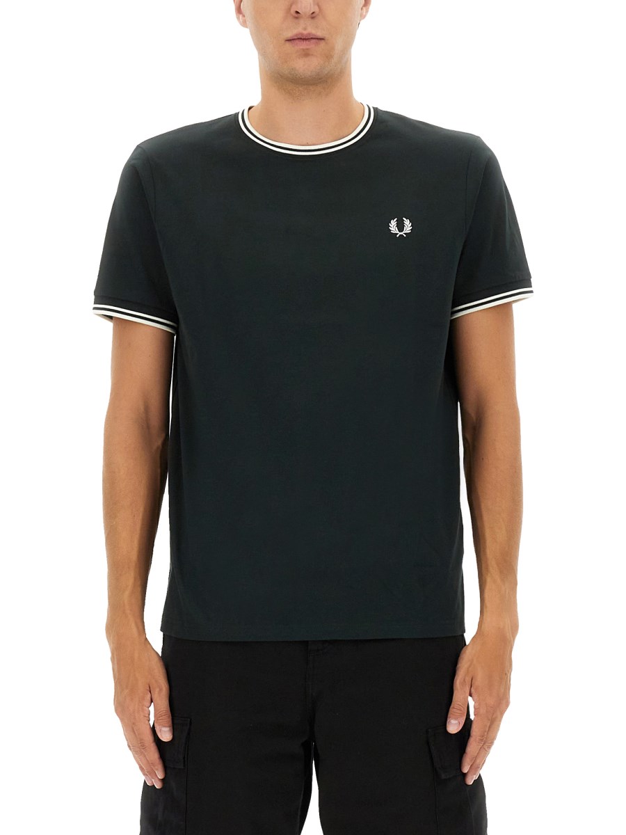 T-SHIRT CON DOPPIA RIGA