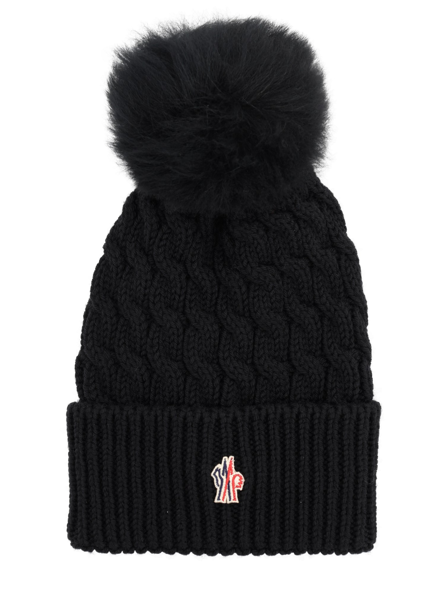 Moncler Wool Cap In Black