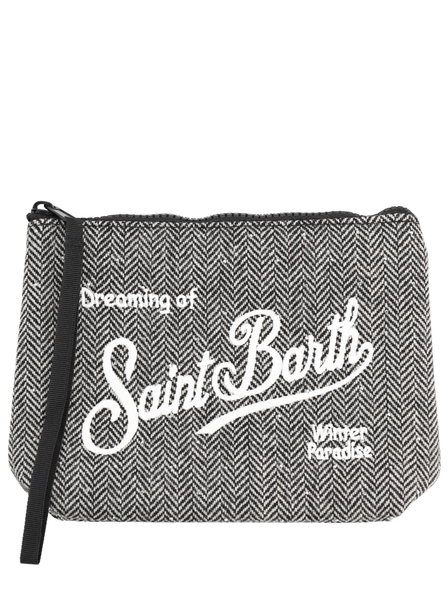 Mc2 Saint Barth Clutch Bag "aline" In Silver