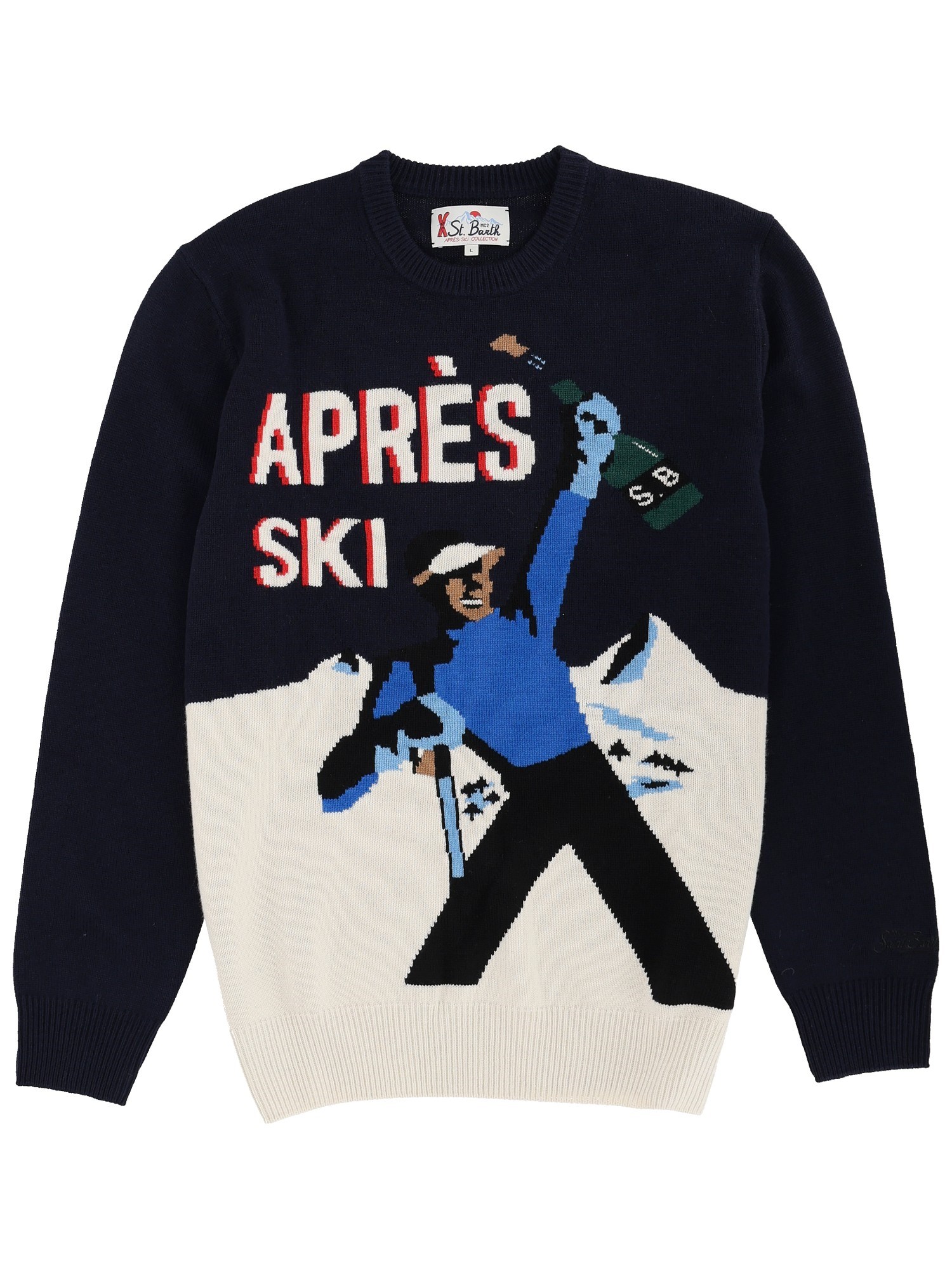 Mc2 Saint Barth Shirt With Graphics In Black