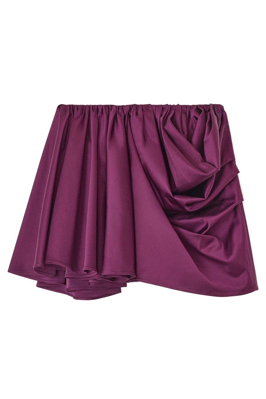 MINIGONNA CON DRAPPEGGIO