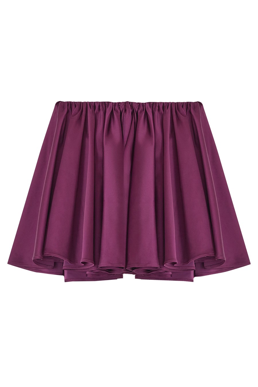 MINIGONNA CON DRAPPEGGIO