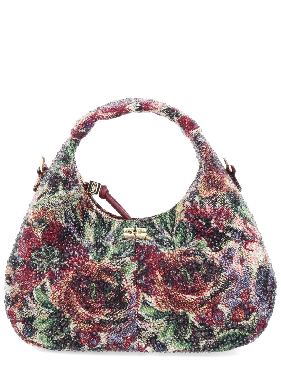 BORSA HOBO MINI TAPESTRY STRASS