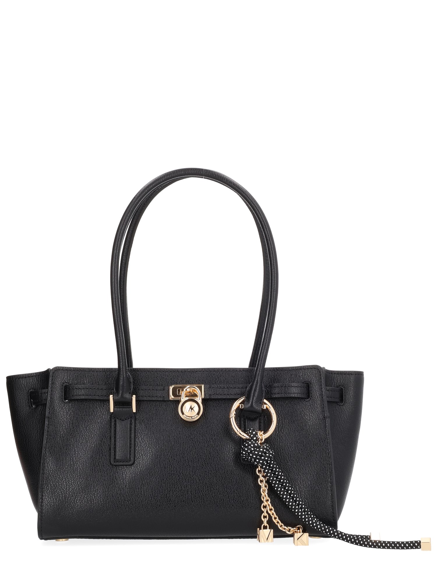 Michael Michael Kors Black Cow Leather Handbag In Black