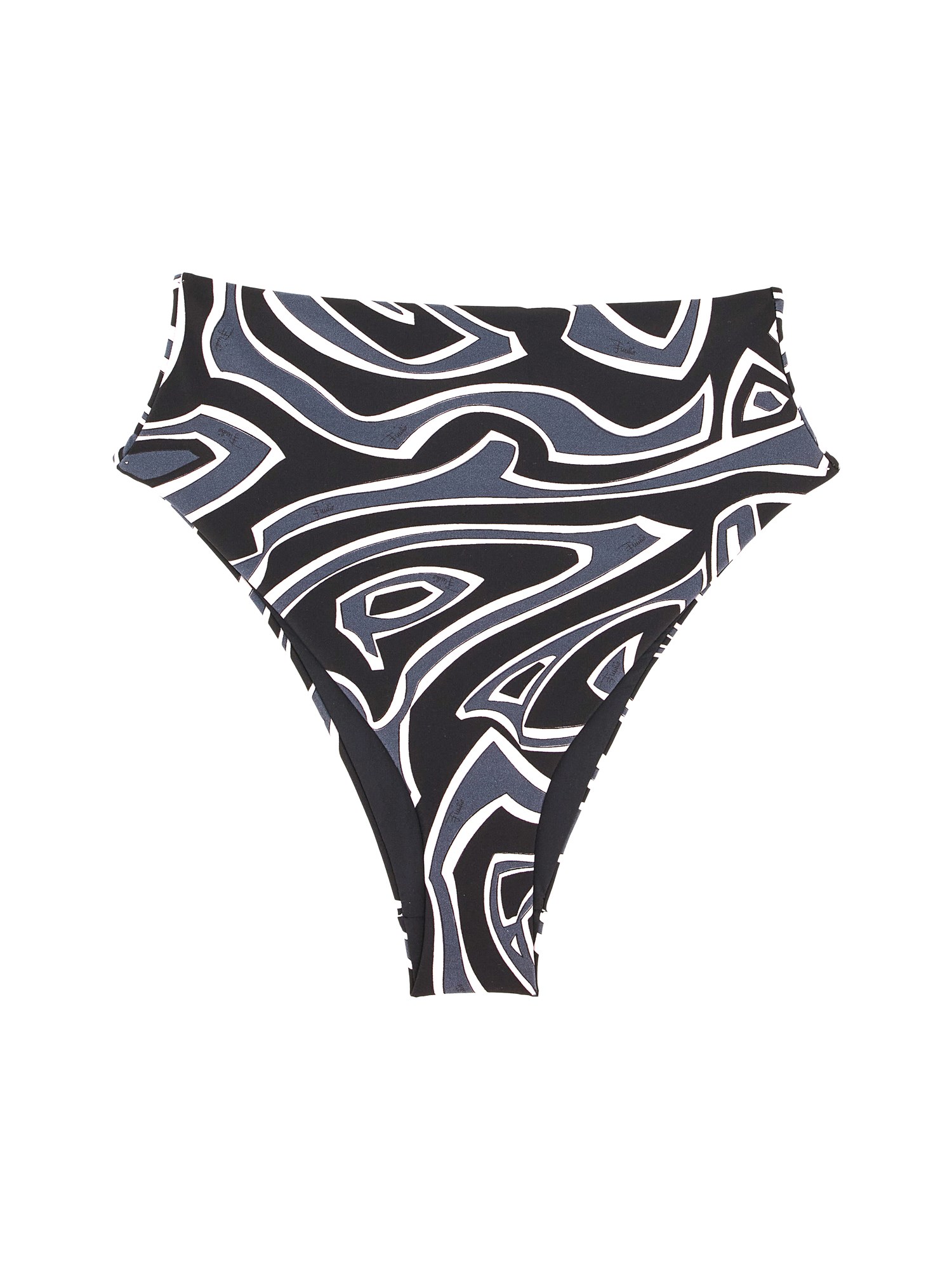 Pucci Marble Print Bikini Bottom In Multi
