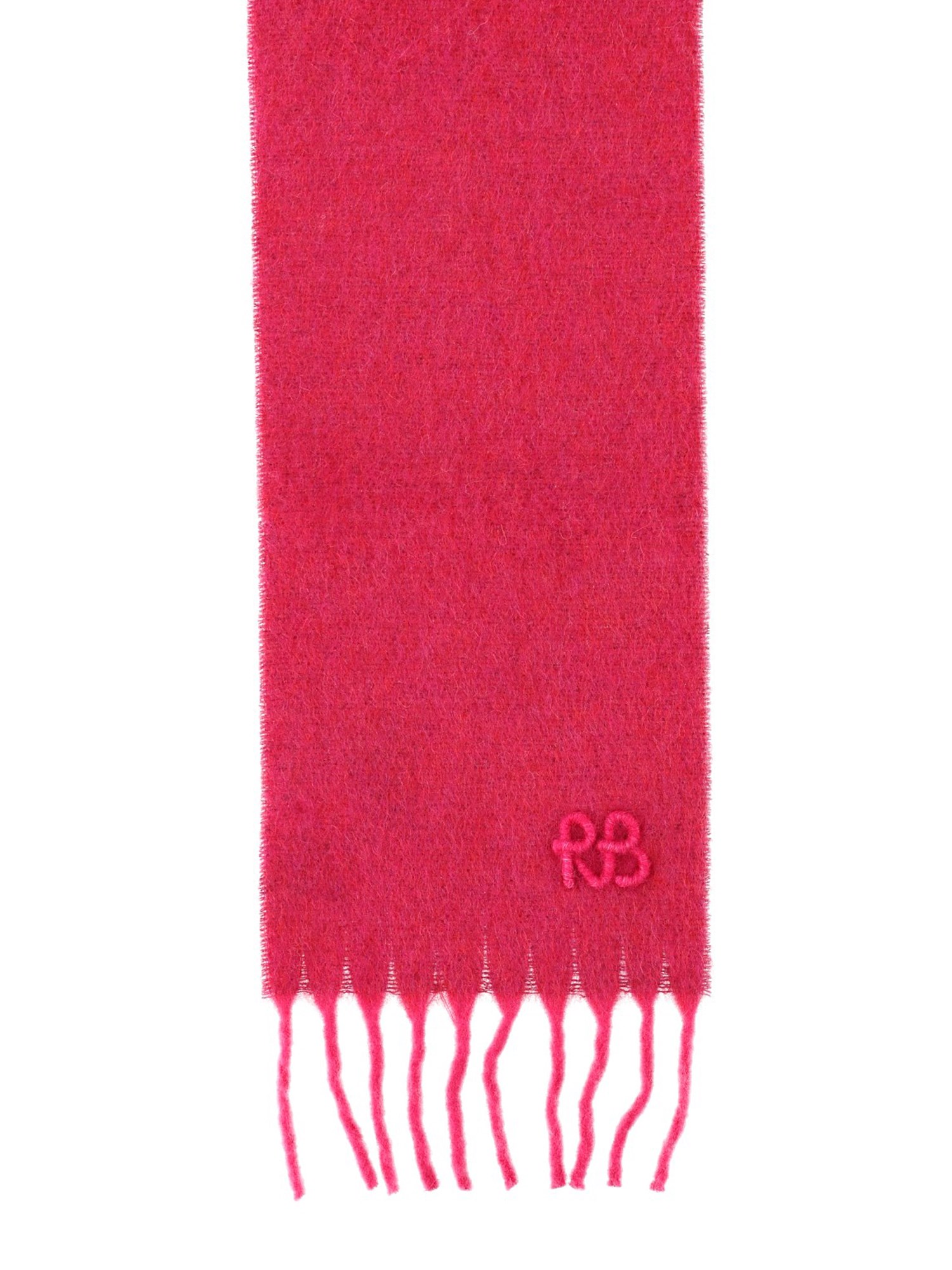 Ruslan Baginskiy Wool Scarf In Pink