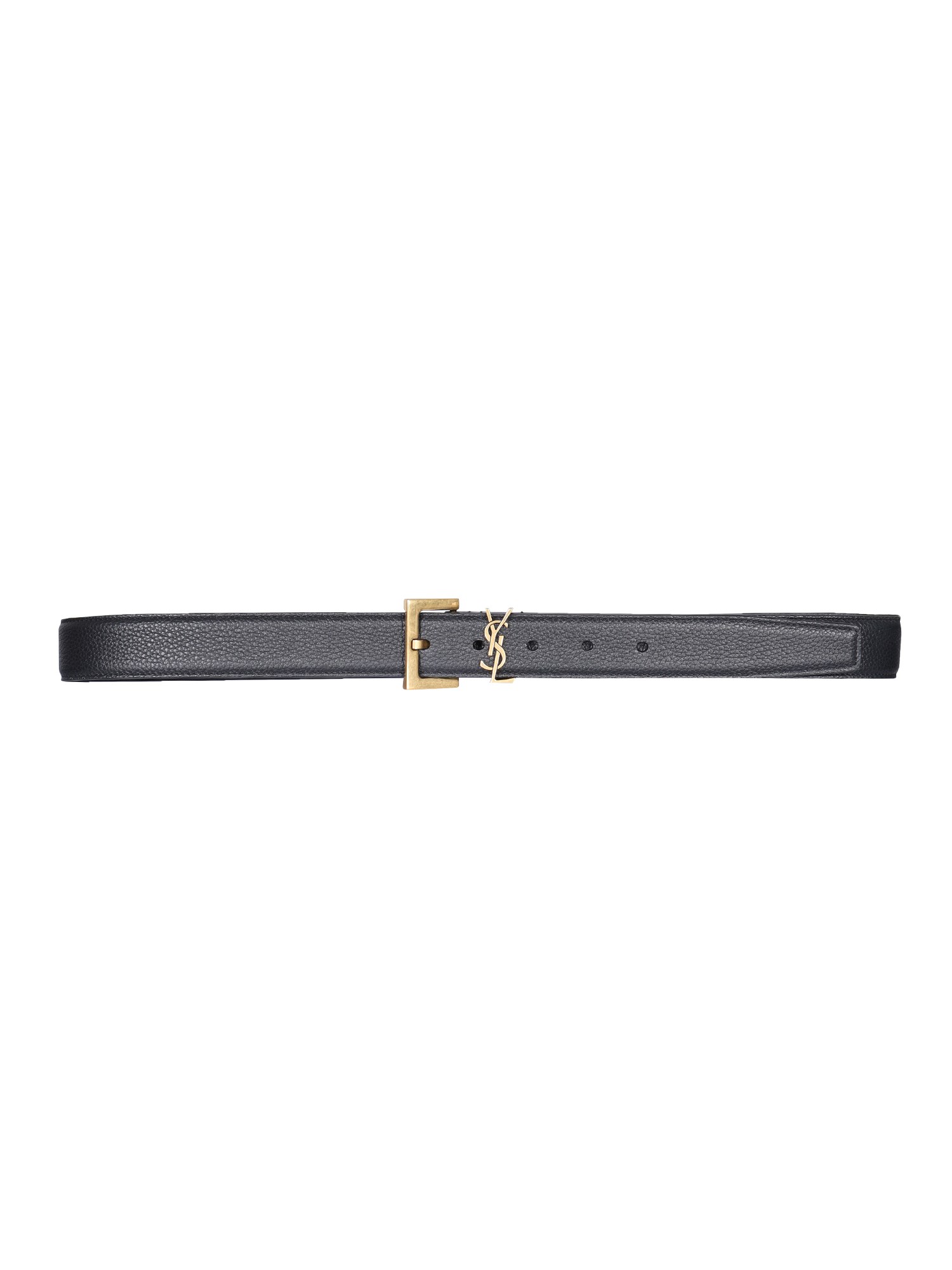 Saint Laurent "cassandras" Belt In Black