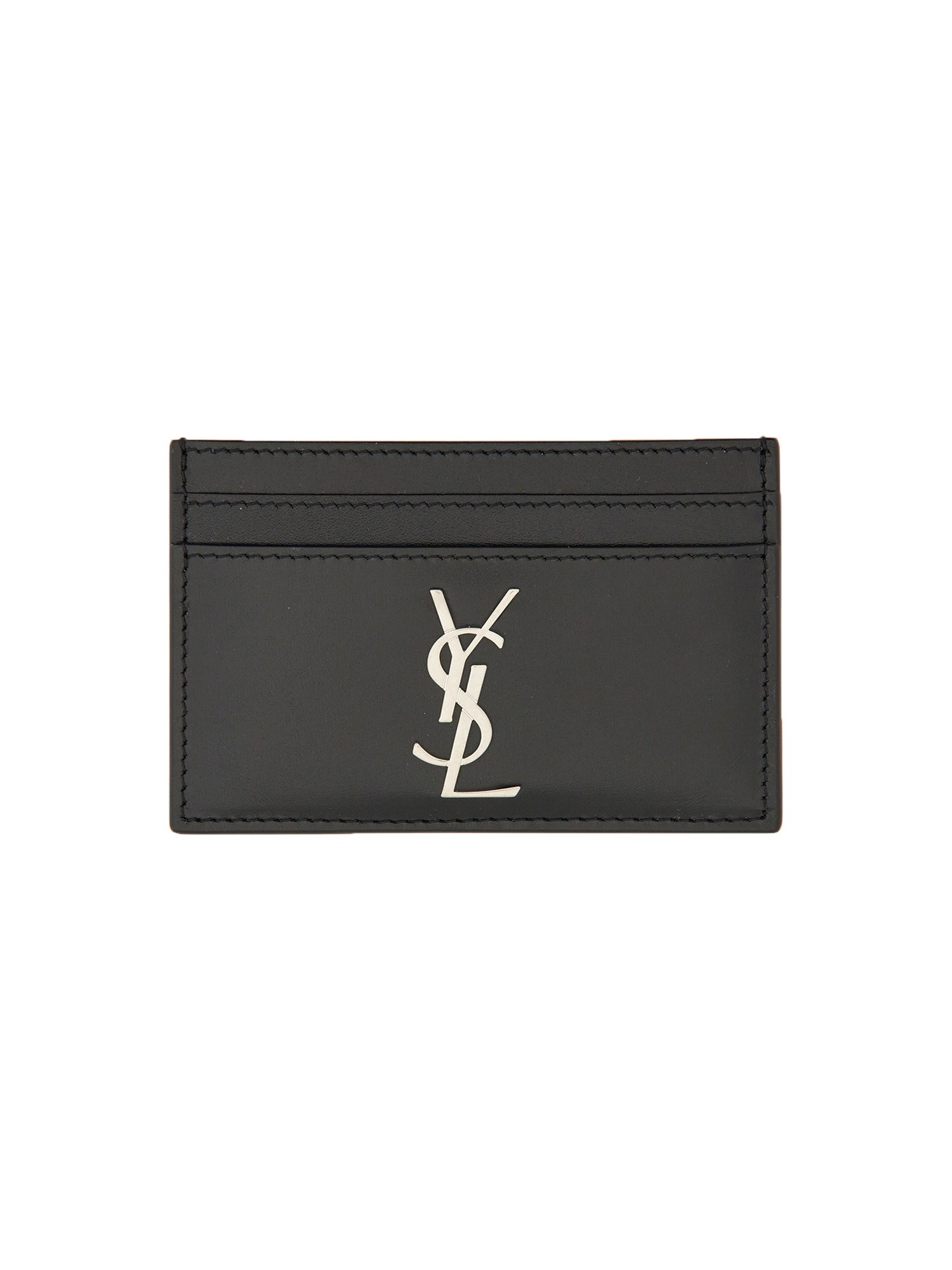 Saint Laurent Card Holder "cassandras" In Black