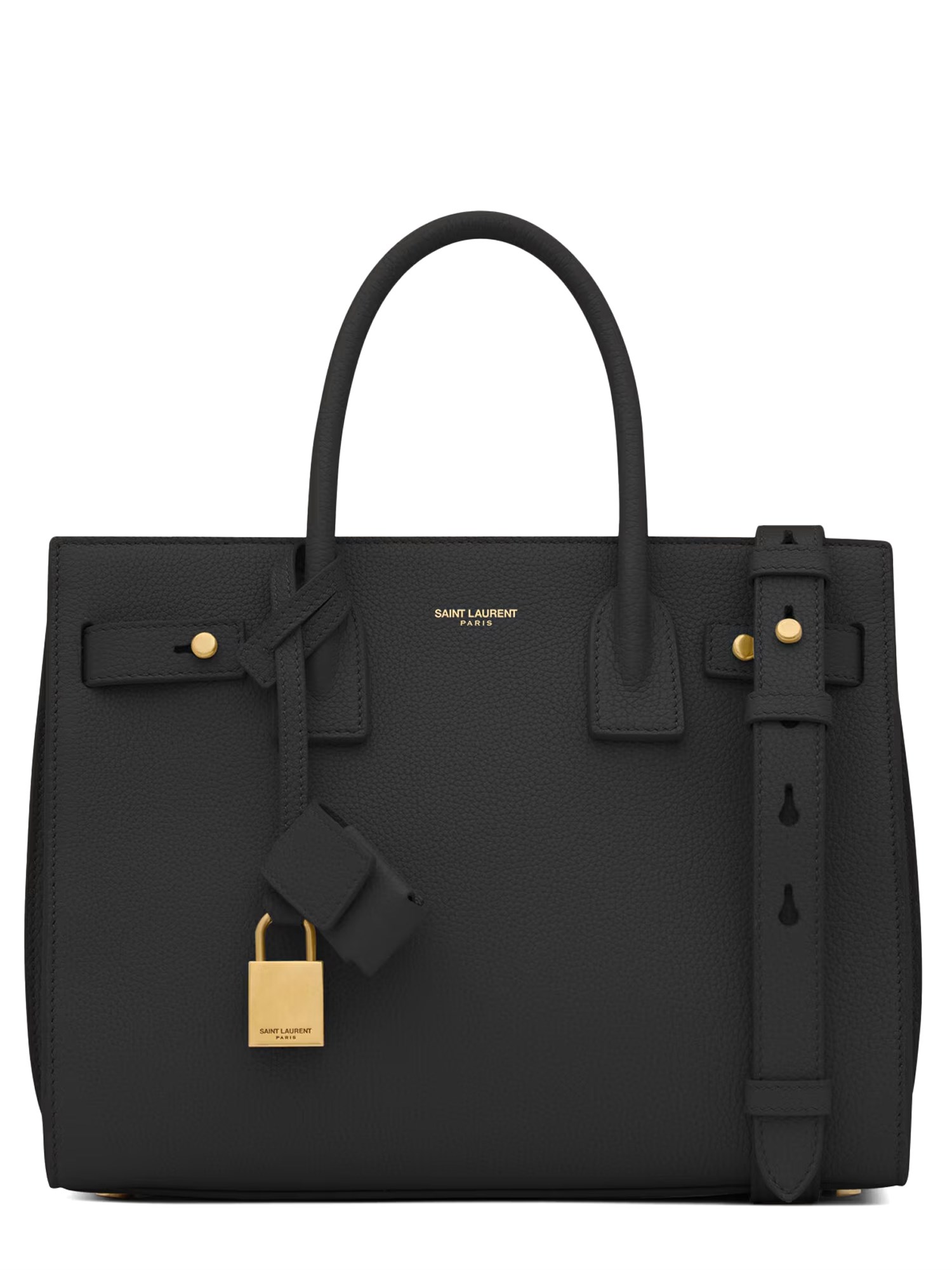 Saint Laurent Sac De Jour Tote Bag In Black