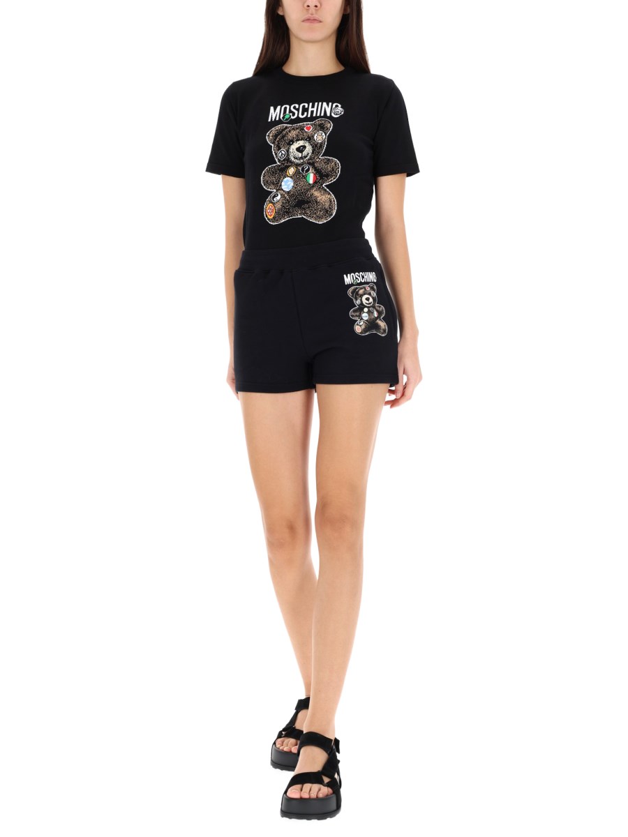 SHORTS CON STAMPA TEDDY
