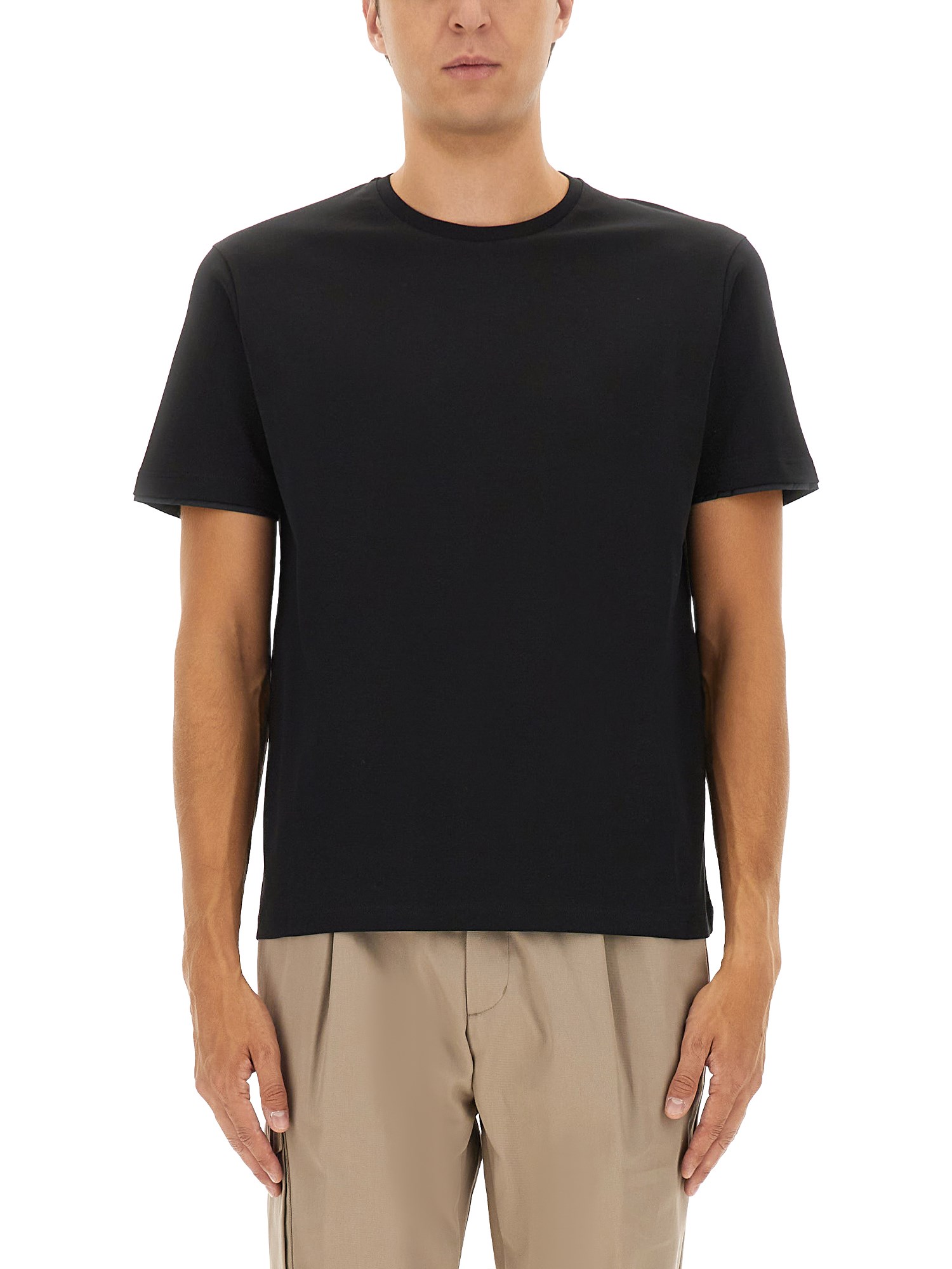 Herno Cotton T-shirt In Black