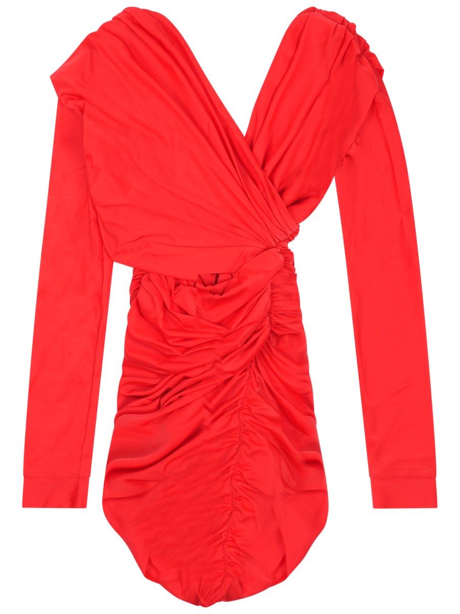 MINI ABITO DRAPPEGGIATO