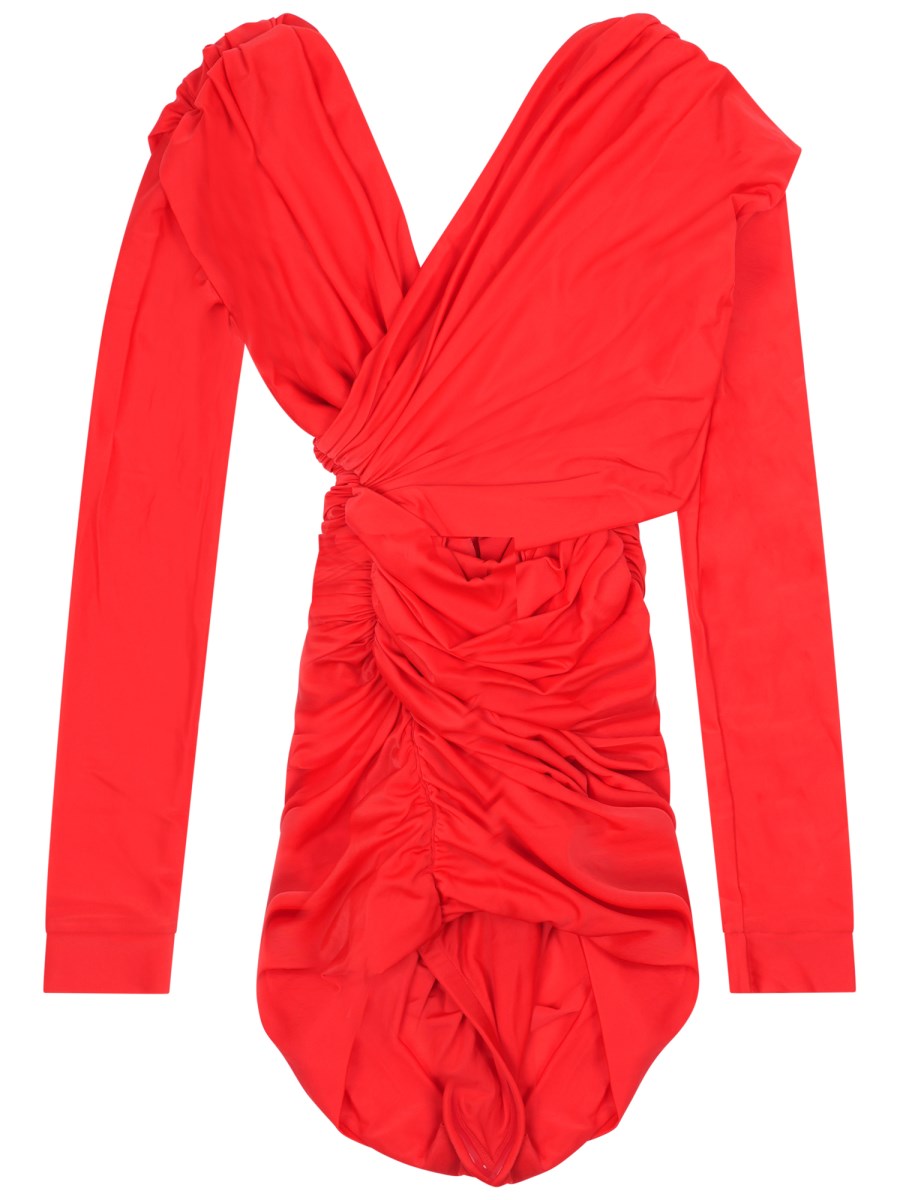 MINI ABITO DRAPPEGGIATO