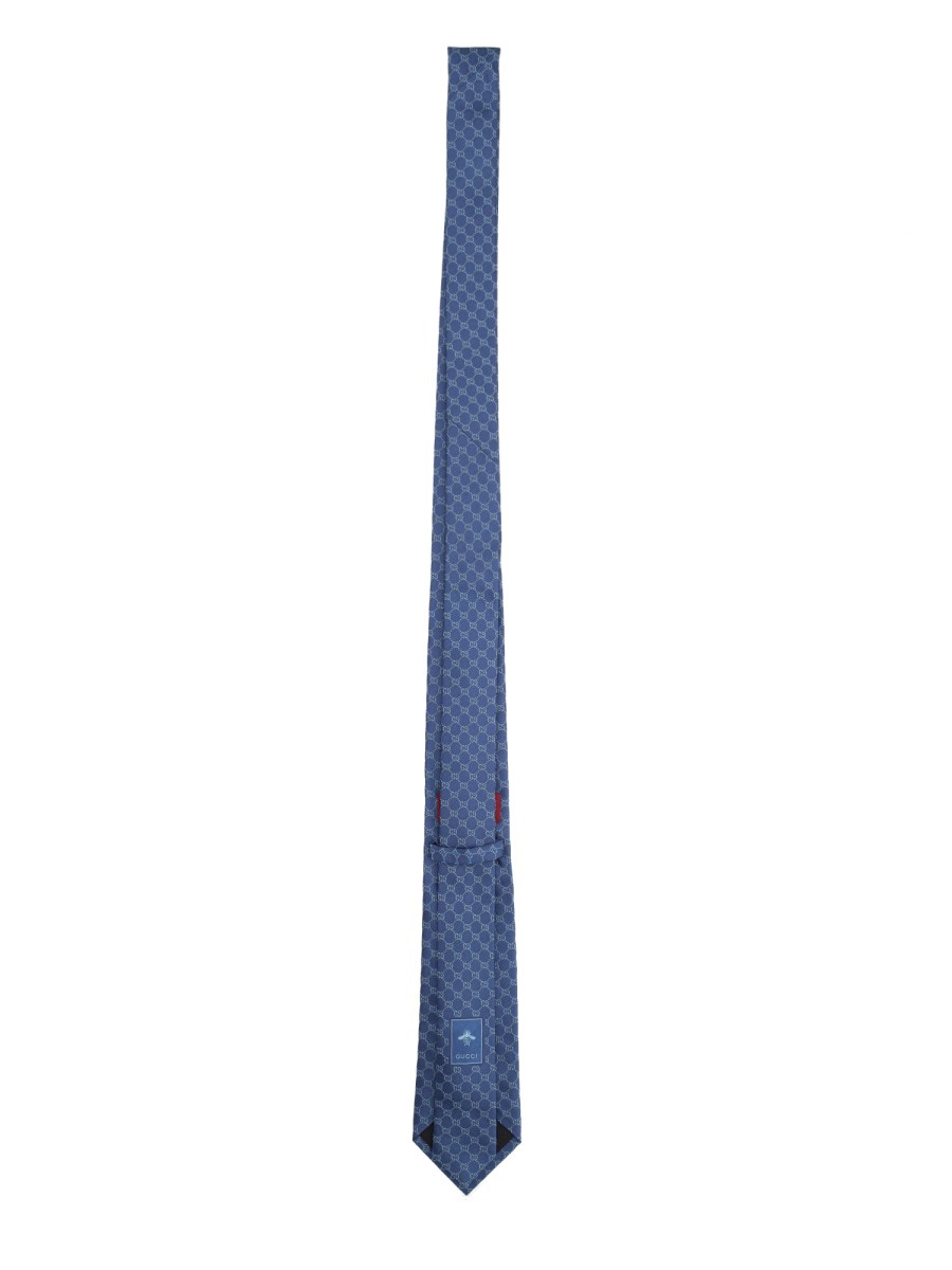 CRAVATTA IN JACQUARD DI SETA GG