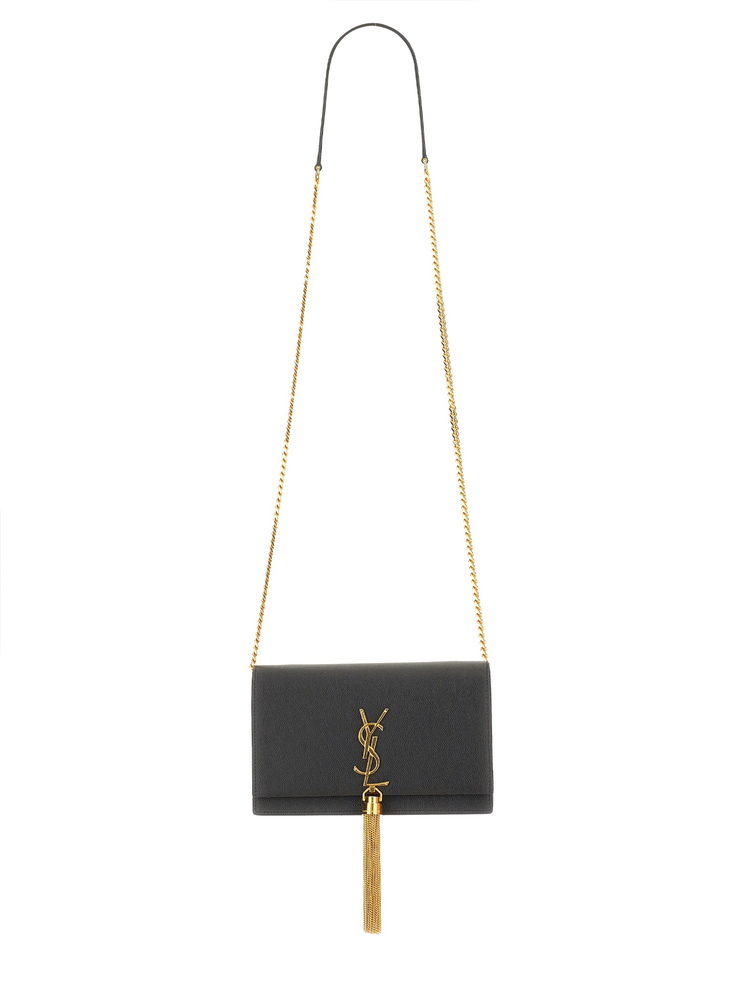 Saint Laurent Bag "kate" Cassandras In Black