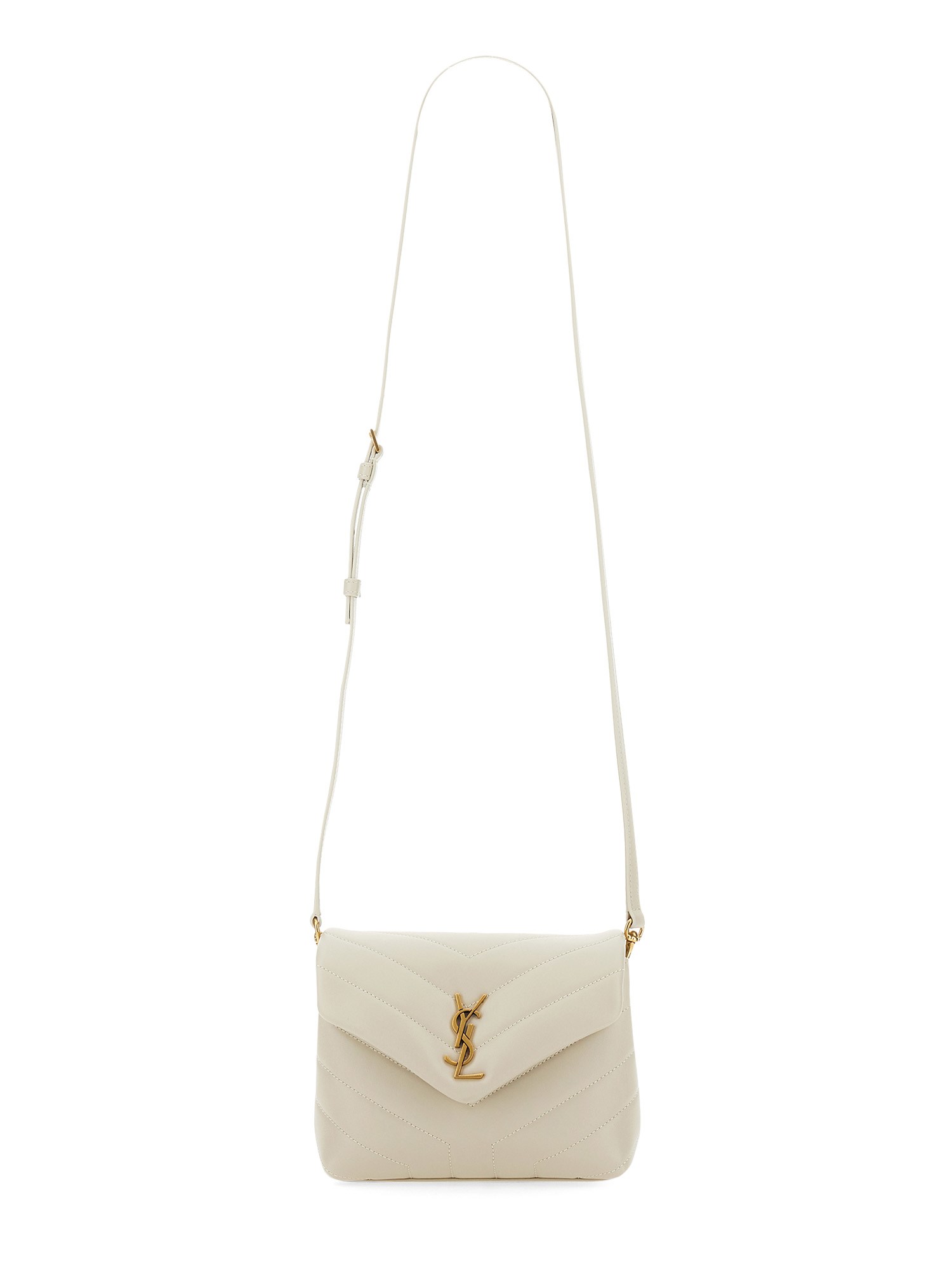 Saint Laurent "loulou" Toy Bag In White