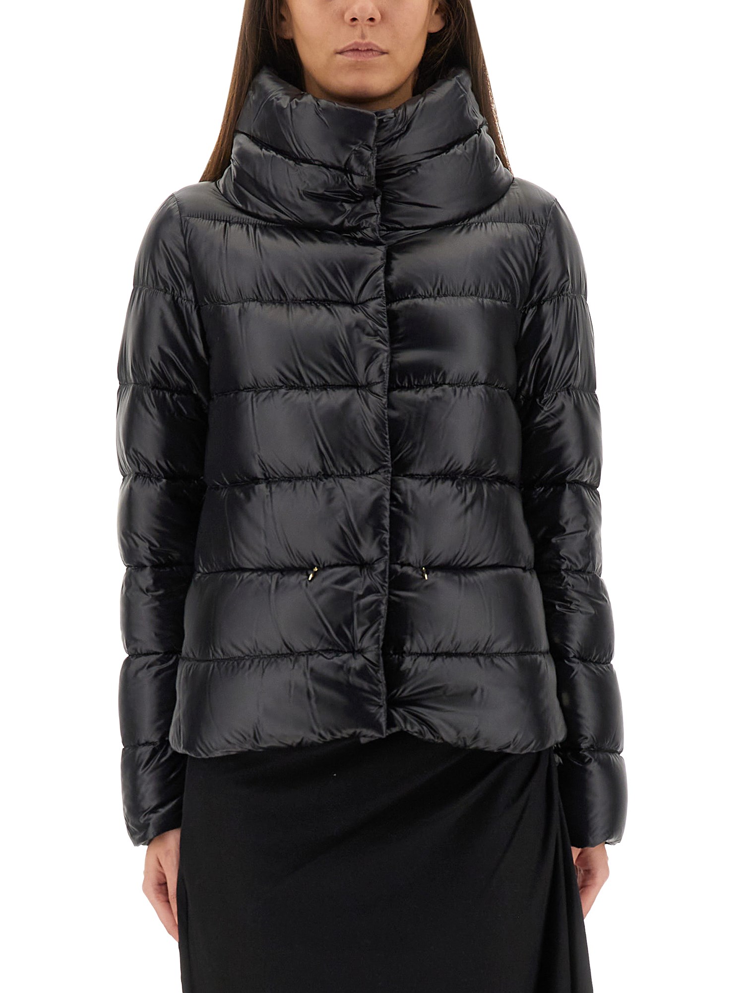 Herno "ultralight" Nylon Hood In Black