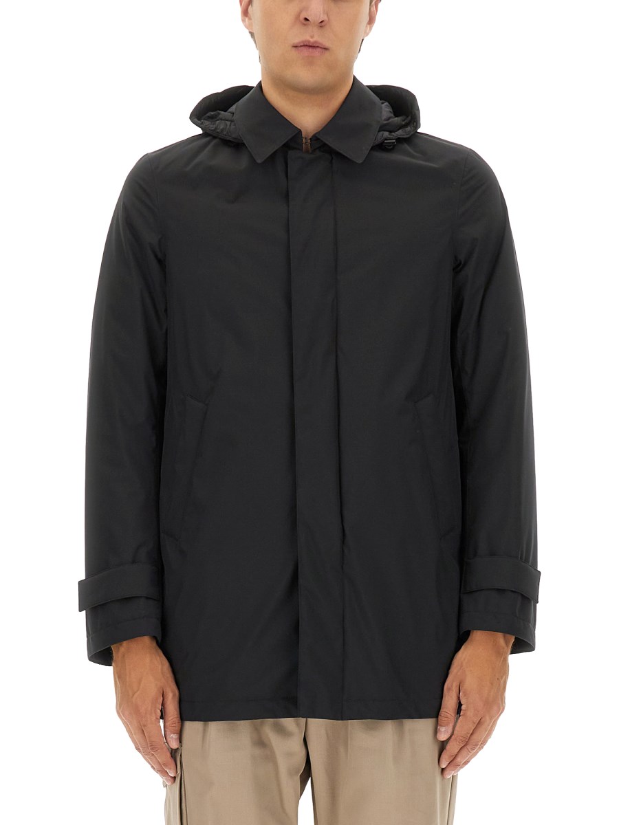 PARKA LUNGO IN DUE STRATI WINDSTOPPER