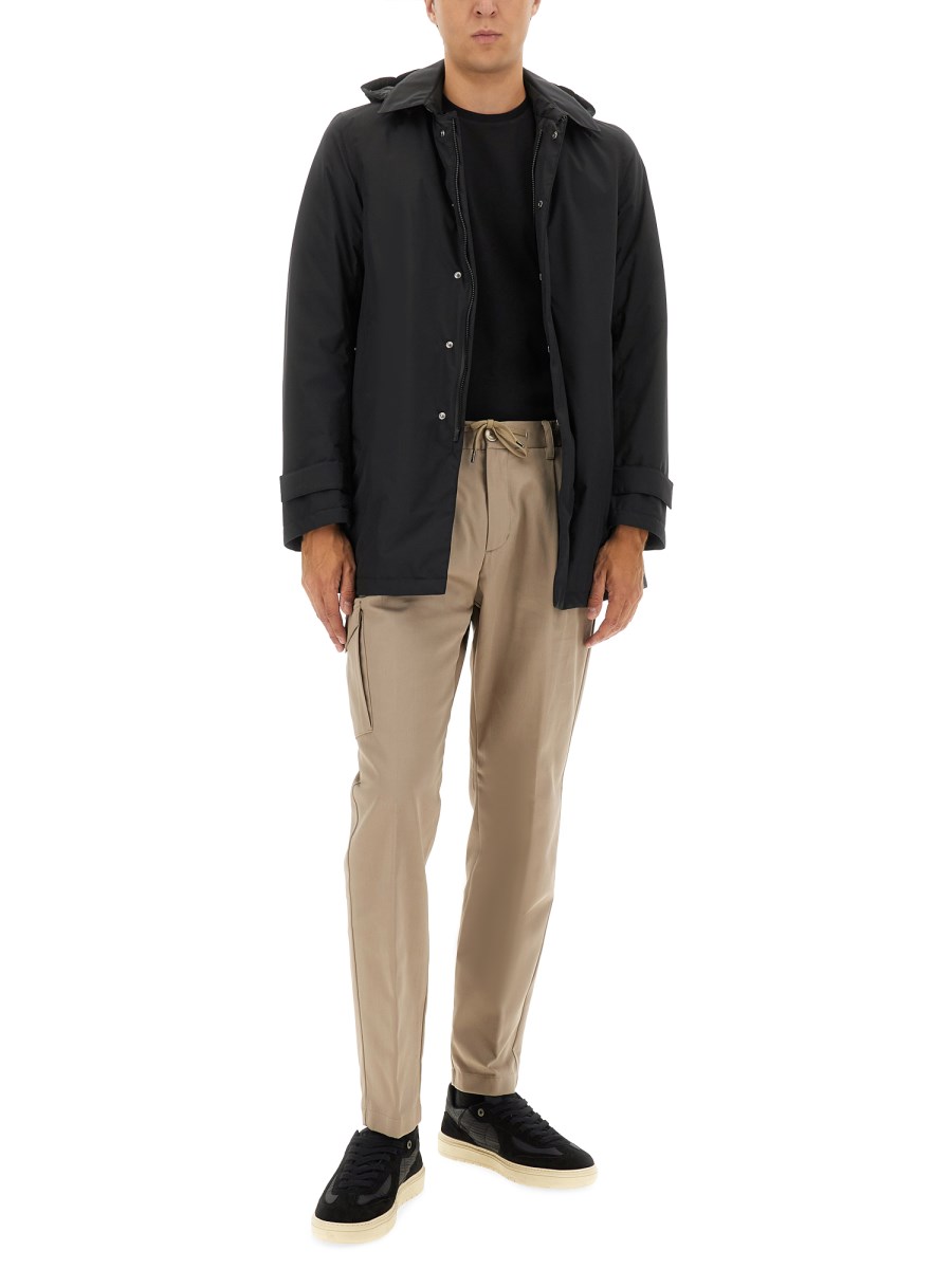 PARKA LUNGO IN DUE STRATI WINDSTOPPER