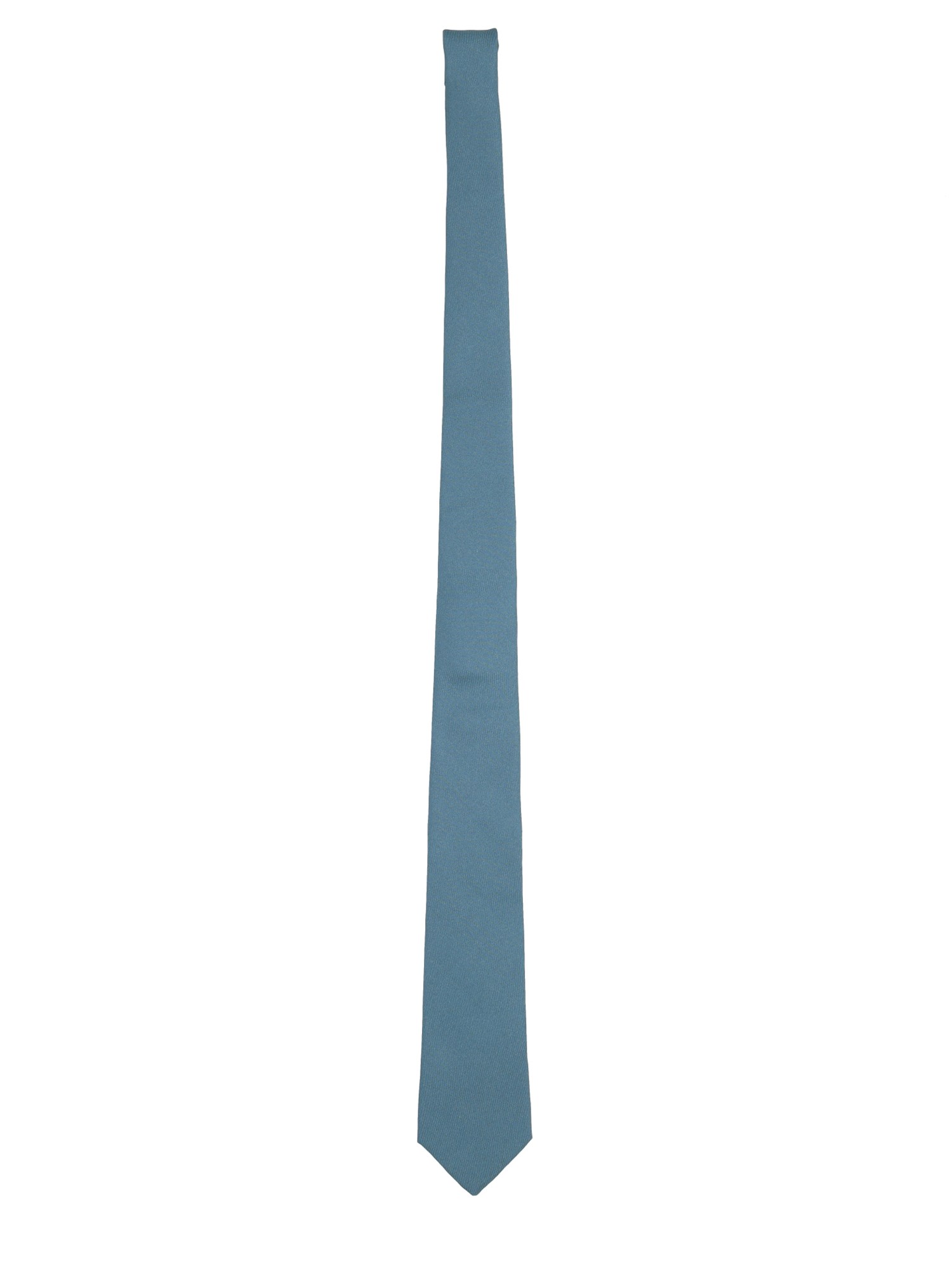Saint Laurent Silk Tie In Blue