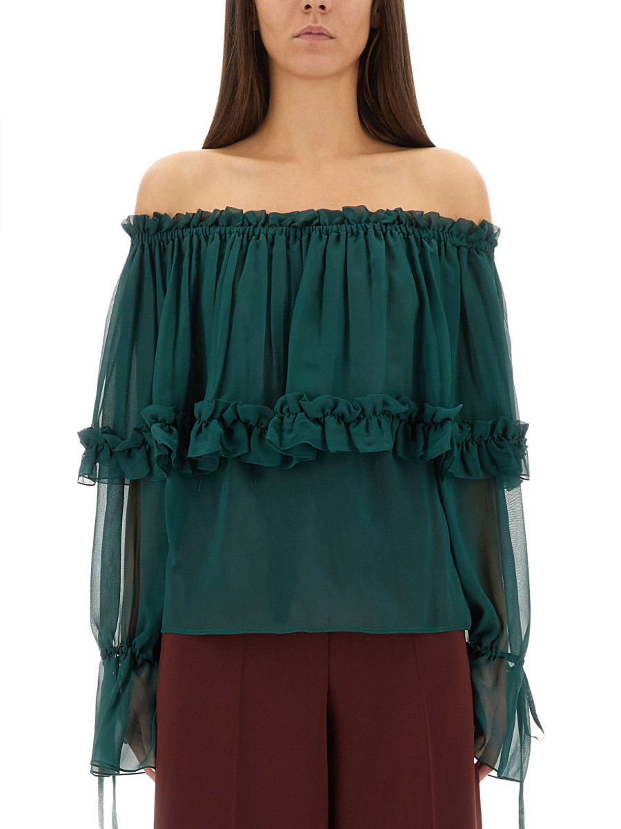 BLUSA IN SETA