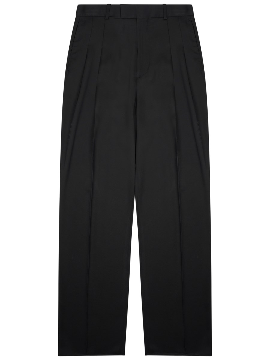 PANTALONE SARTORIALE IN MISTO SETA