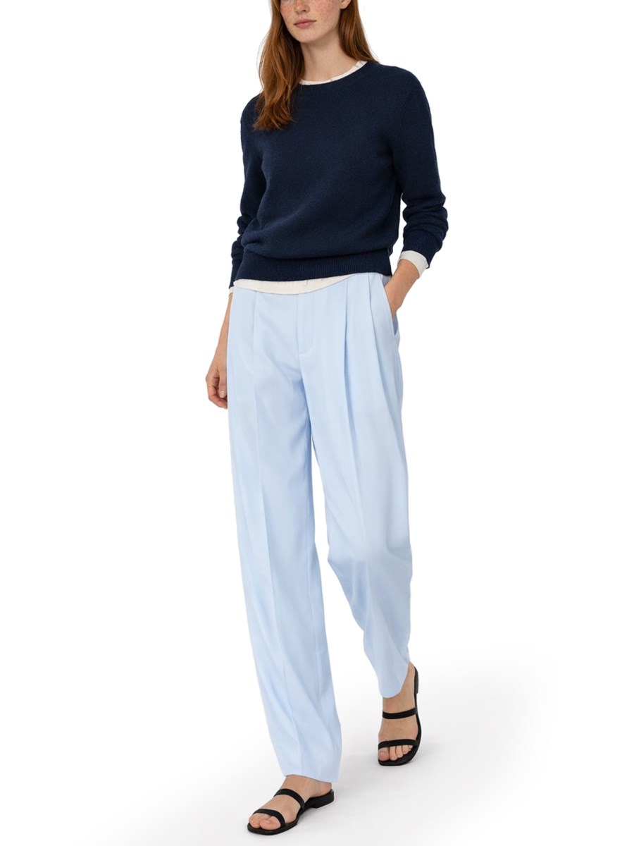 PANTALONE SARTORIALE IN MISTO SETA