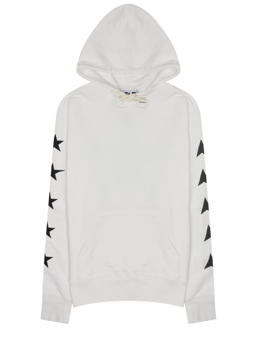 FELPA STAR CON CAPPUCCIO