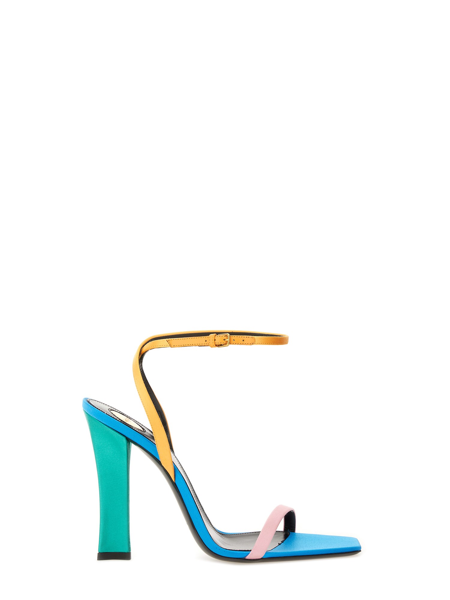Saint Laurent Dominique Sandals In Multi