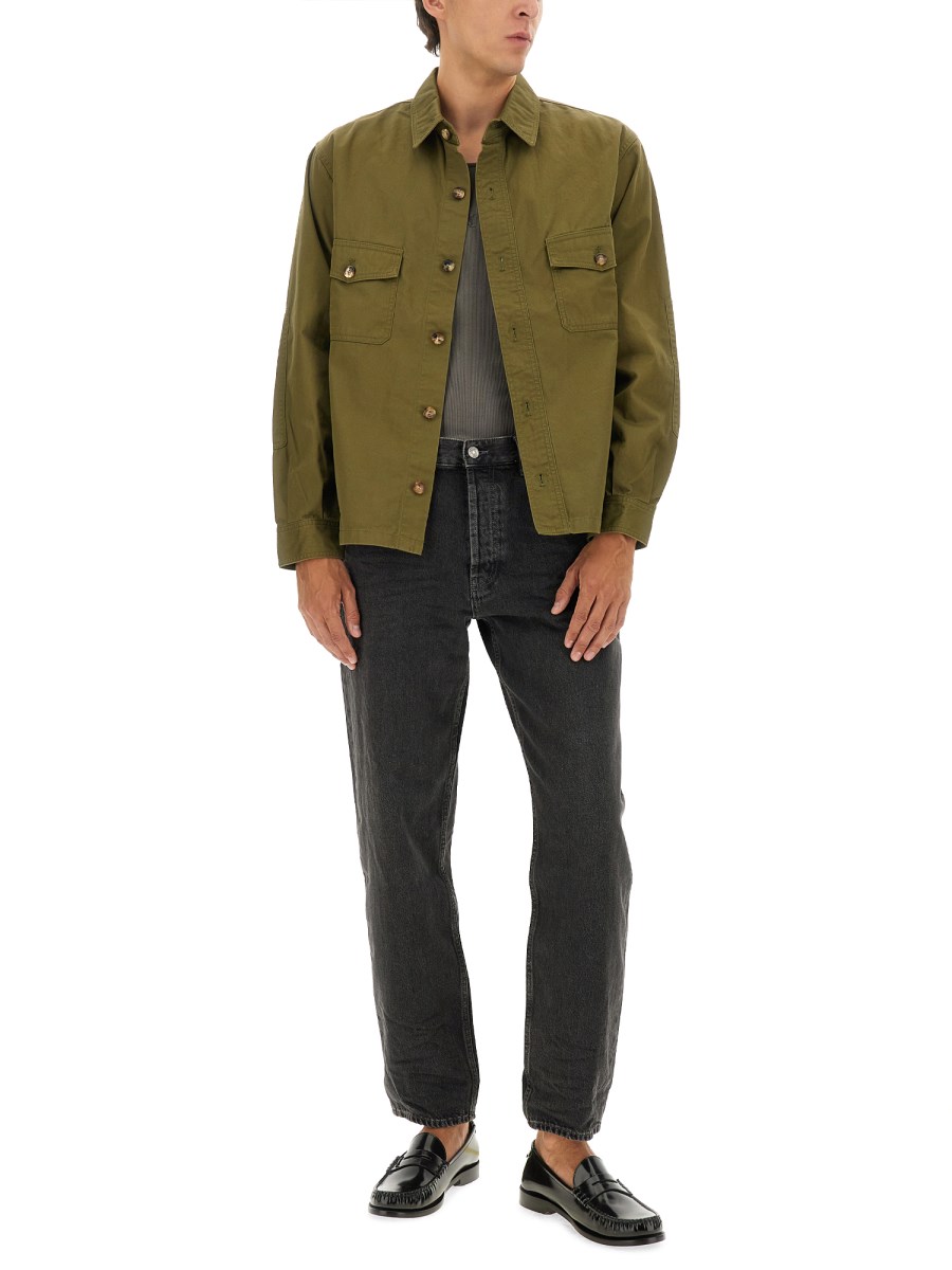 OVERSHIRT IN TWILL DI COTONE