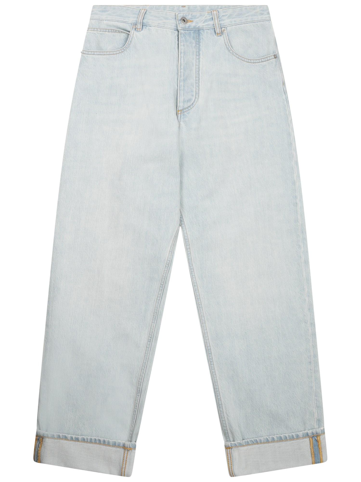 bottega veneta "extra bleach" jeans
