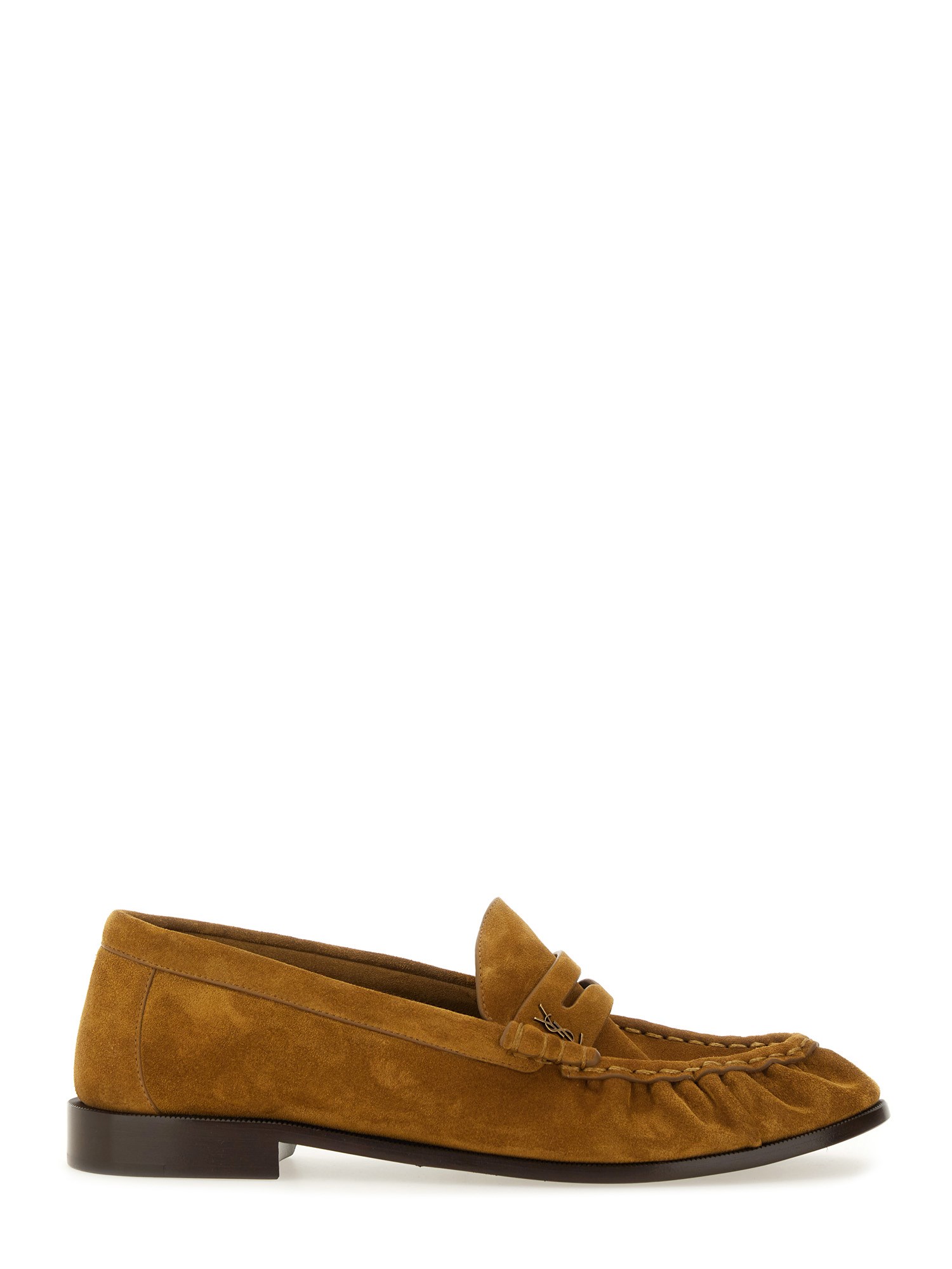Saint Laurent Moccasin "le Loafer" In Brown