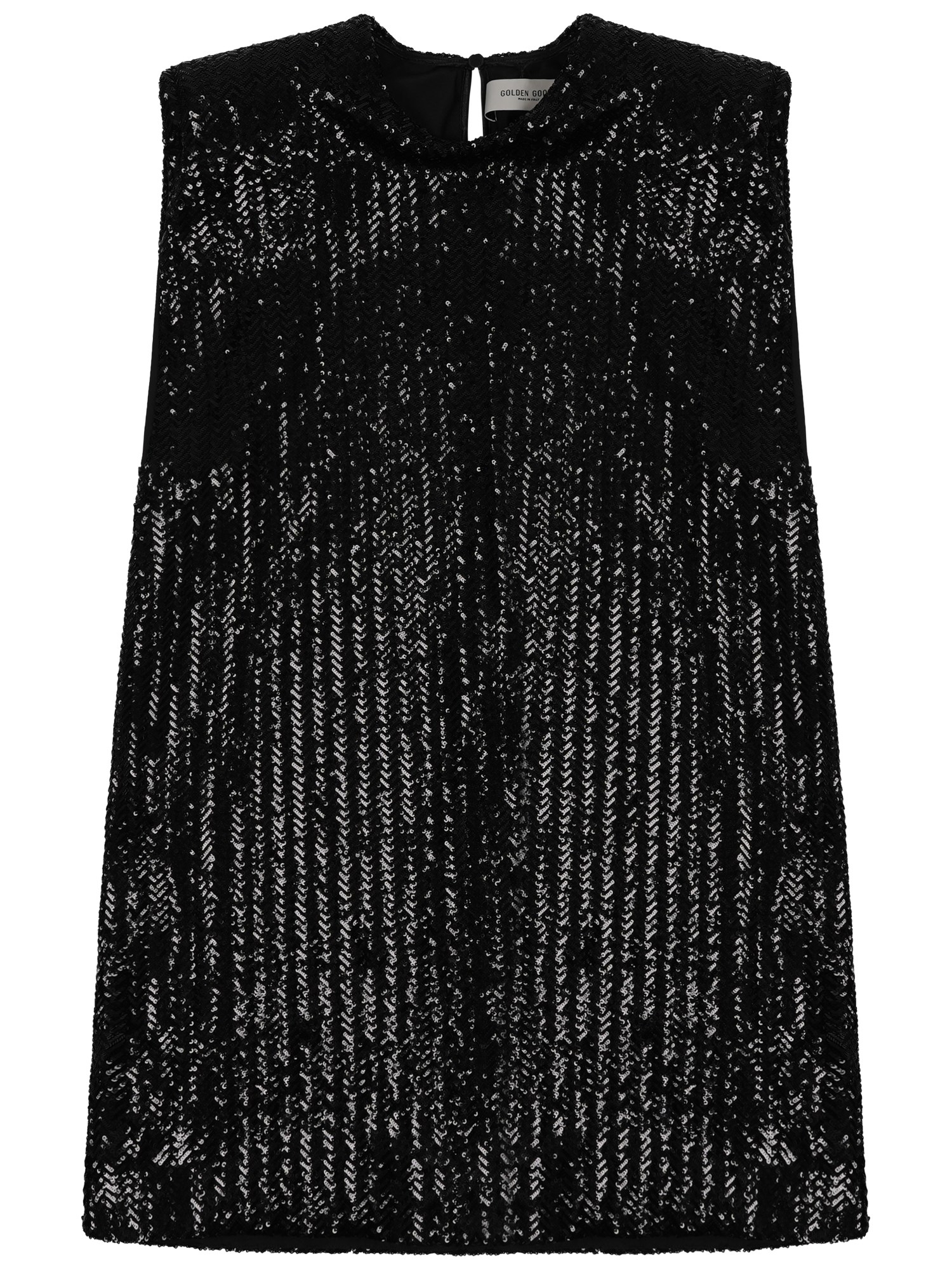 golden goose mini dress with sequins