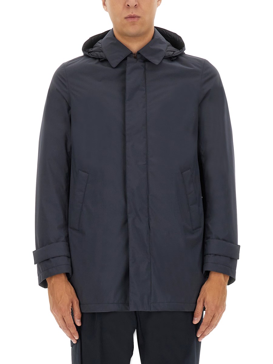 PARKA LUNGO IN DUE STRATI WINDSTOPPER
