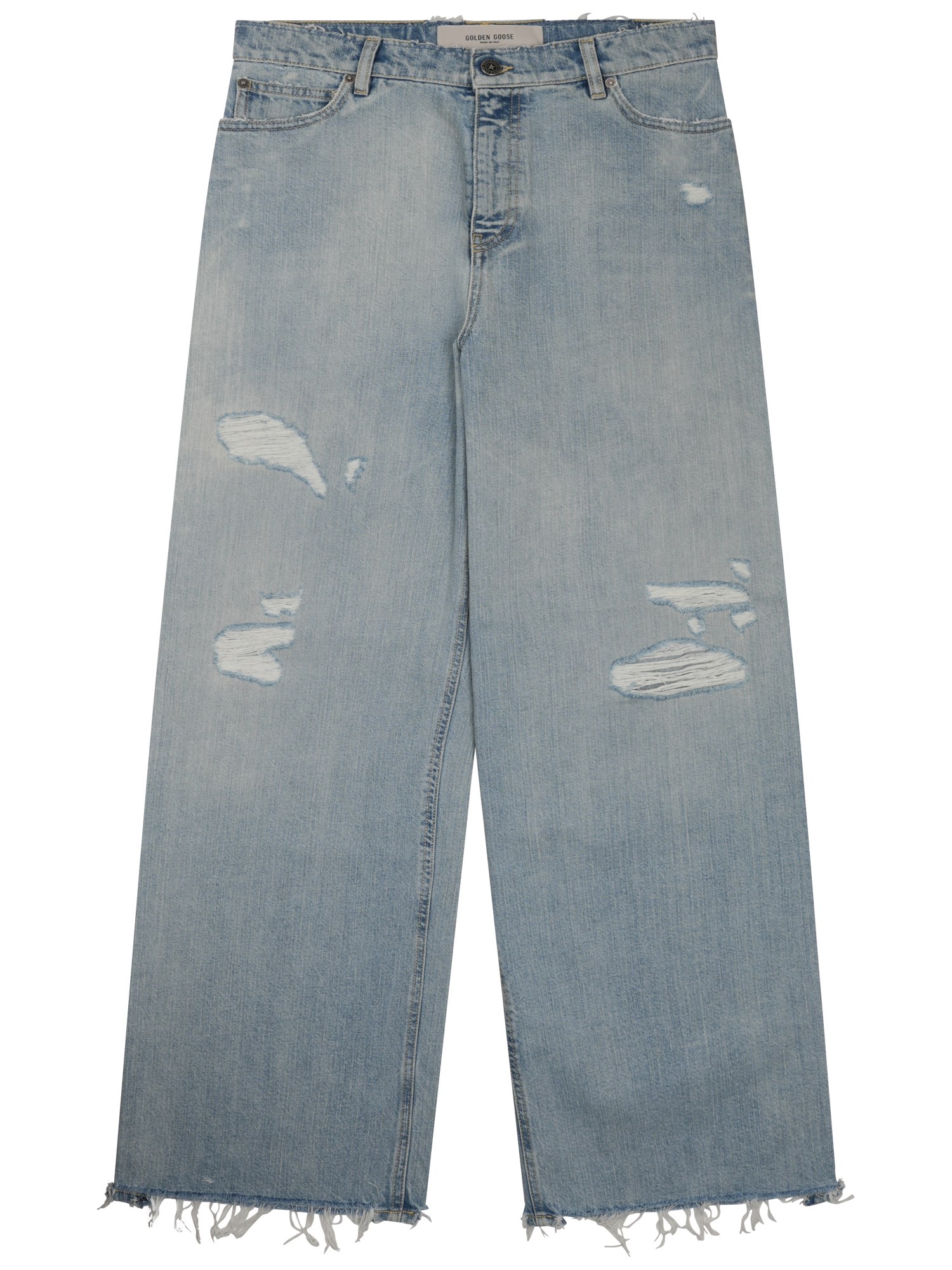 golden goose "melody destroyed" jeans
