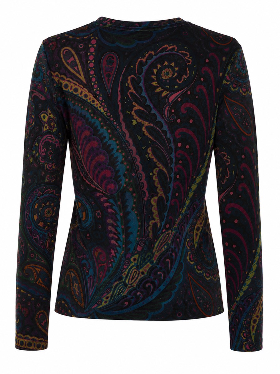 TOP CON STAMPA PAISLEY