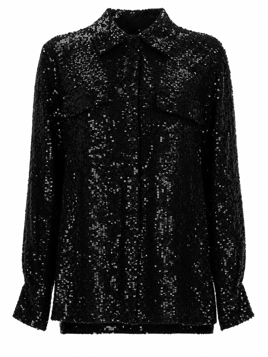 CAMICIA GADGET CON PAILLETTES