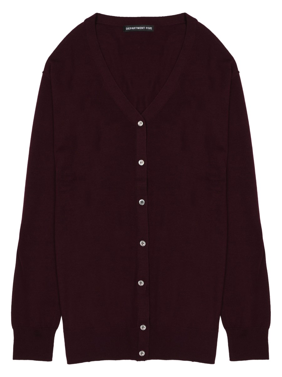 CARDIGAN COLLEGE IN LANA MERINO