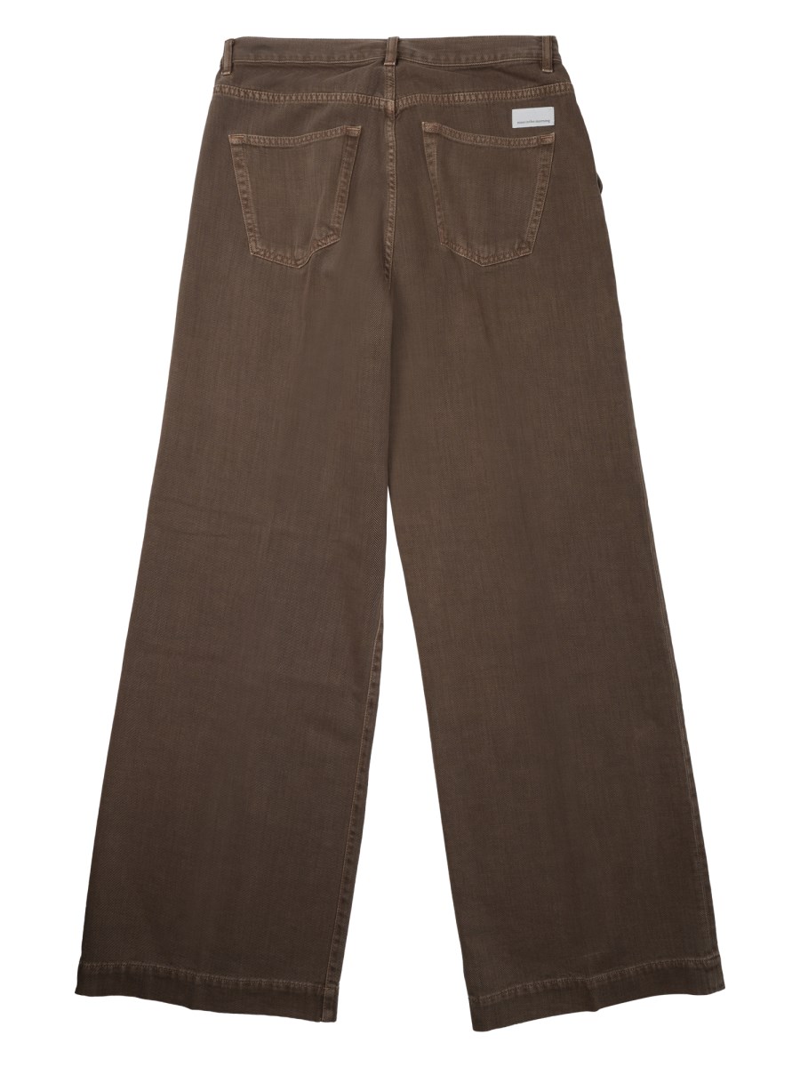 JEANS AMPIO IN COTONE