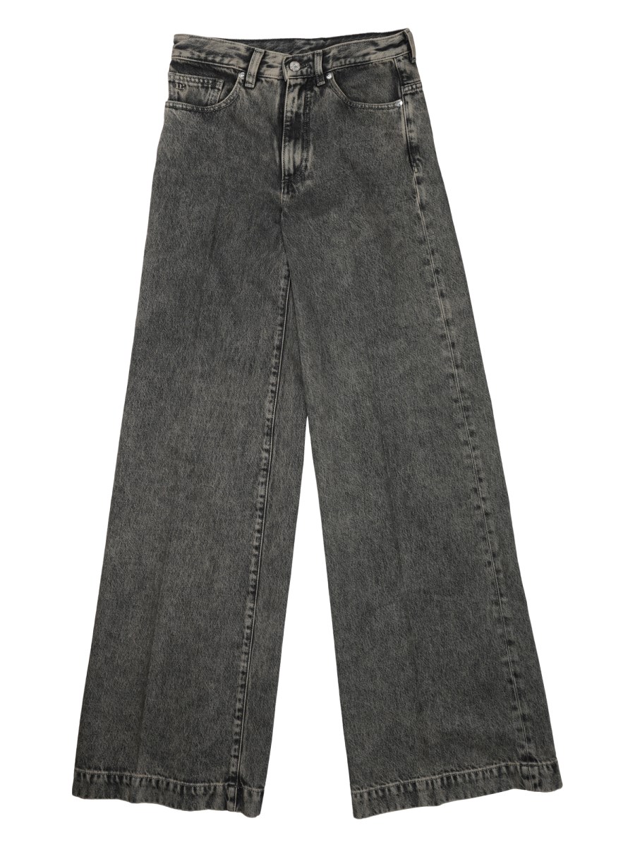 JEANS AMPIO IN COTONE